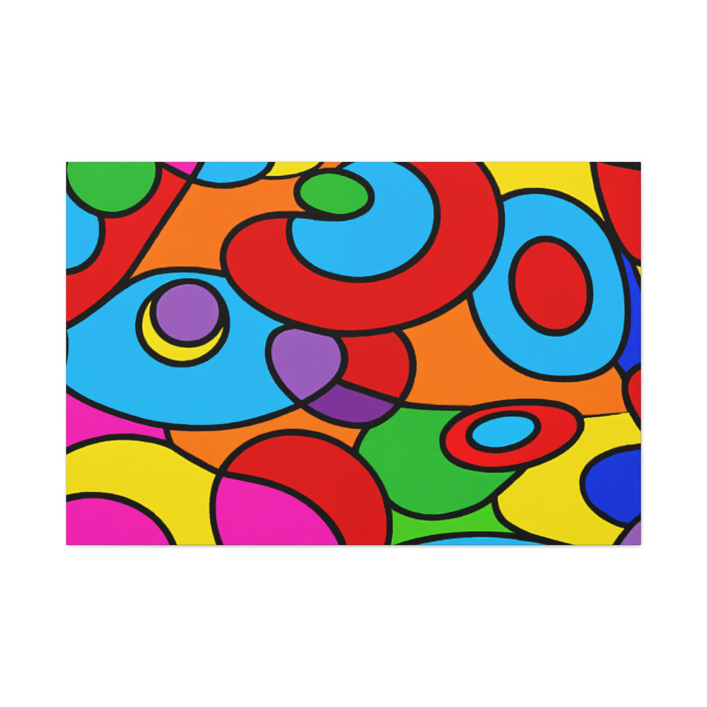 Groovy Kaleidoscope - Canvas