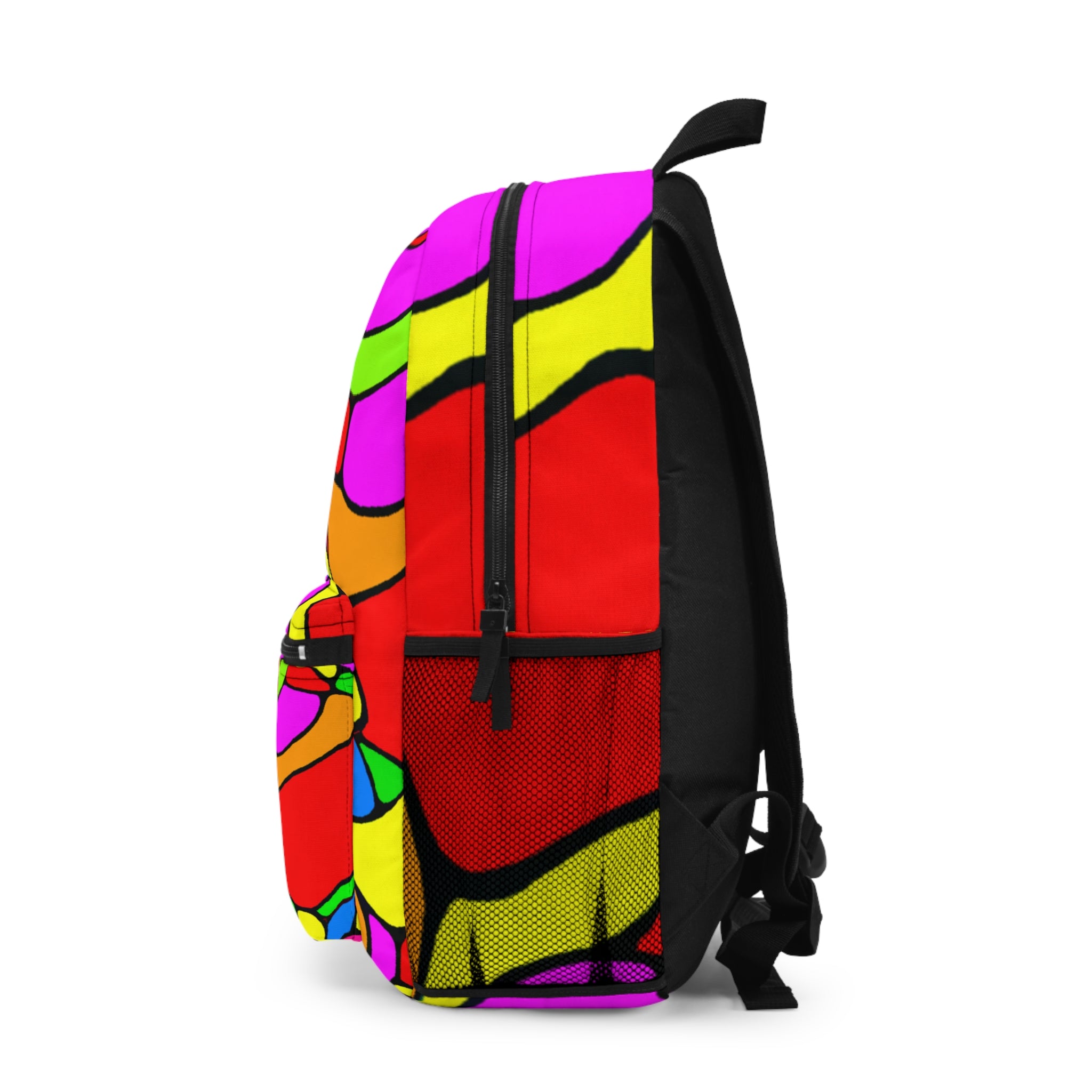 "Groovy Mirage: Vintage Vibes & Psychedelic Splashes" - Backpack