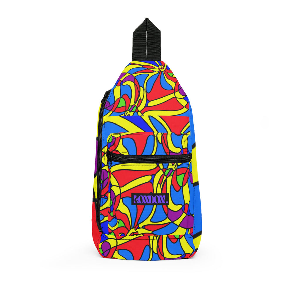 "Groovy Sunflower Haute Couture" - Sling Bag