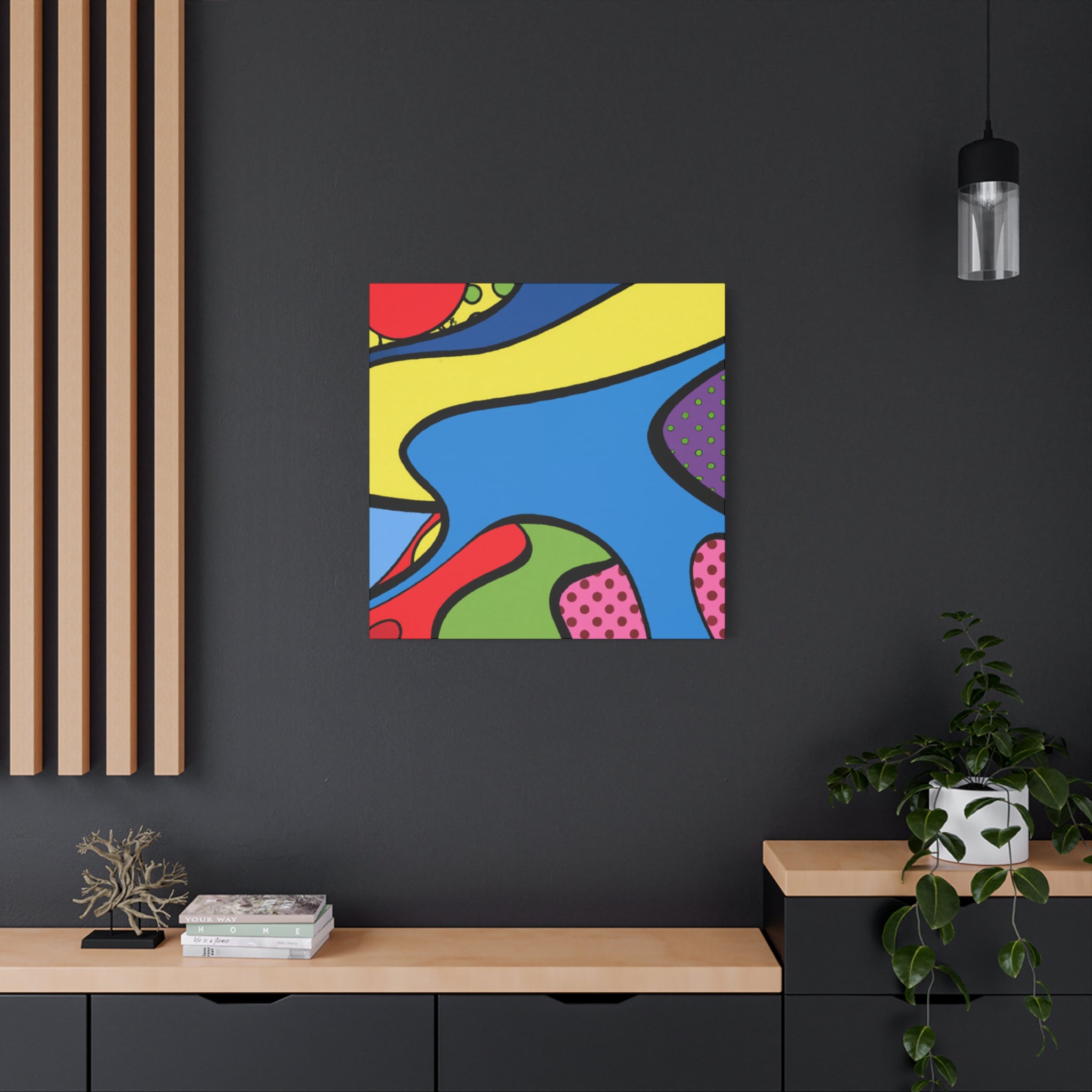 Groovy Kaleidoscope - Canvas