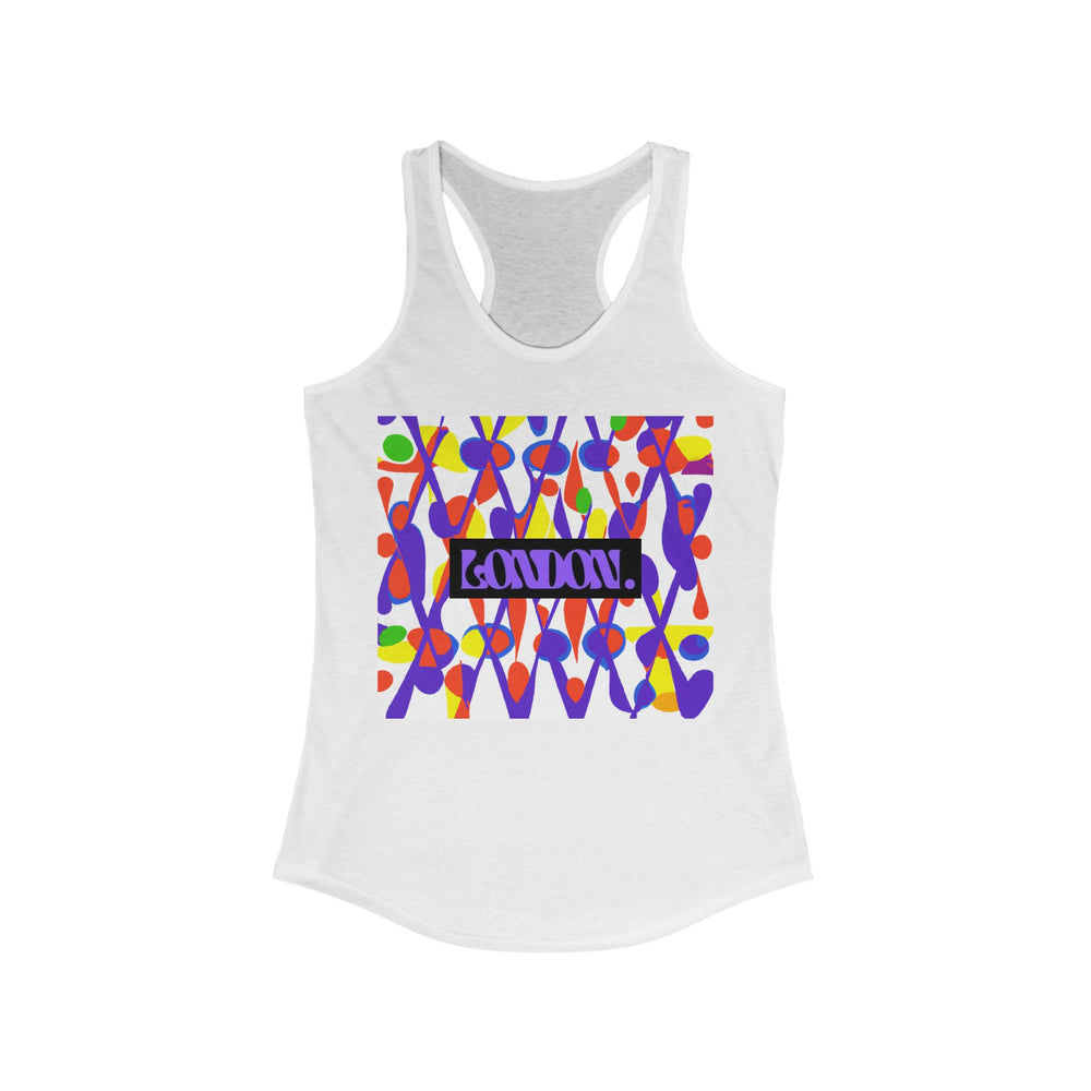 "Kaleidoscope Groove" - Racerback Tank Top