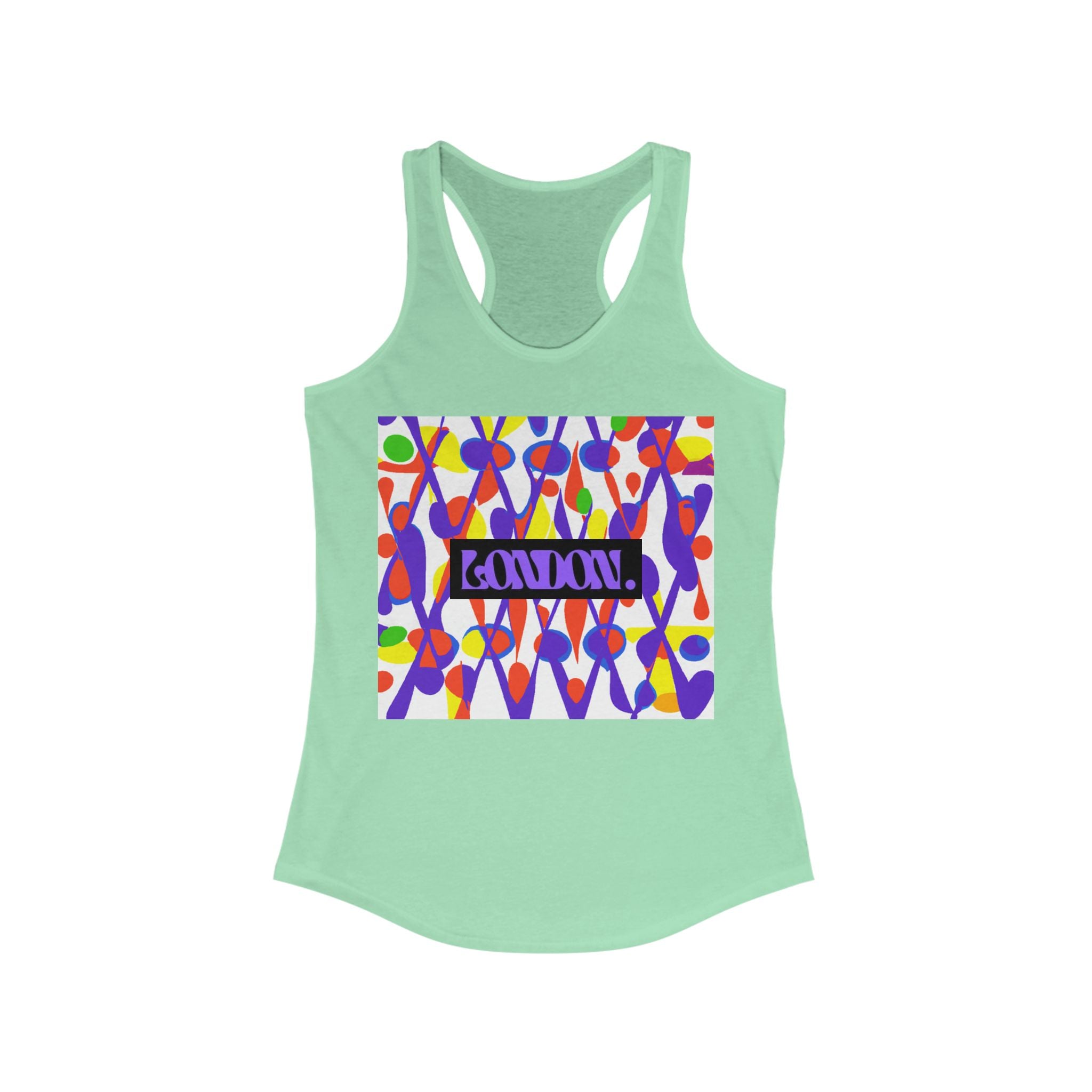 "Kaleidoscope Groove" - Racerback Tank Top