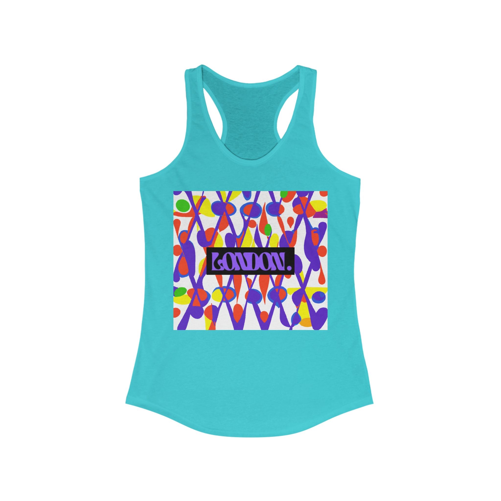 "Kaleidoscope Groove" - Racerback Tank Top