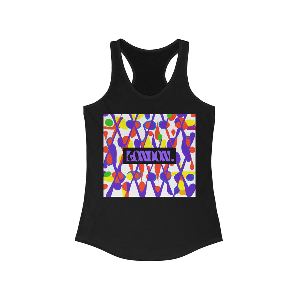"Kaleidoscope Groove" - Racerback Tank Top