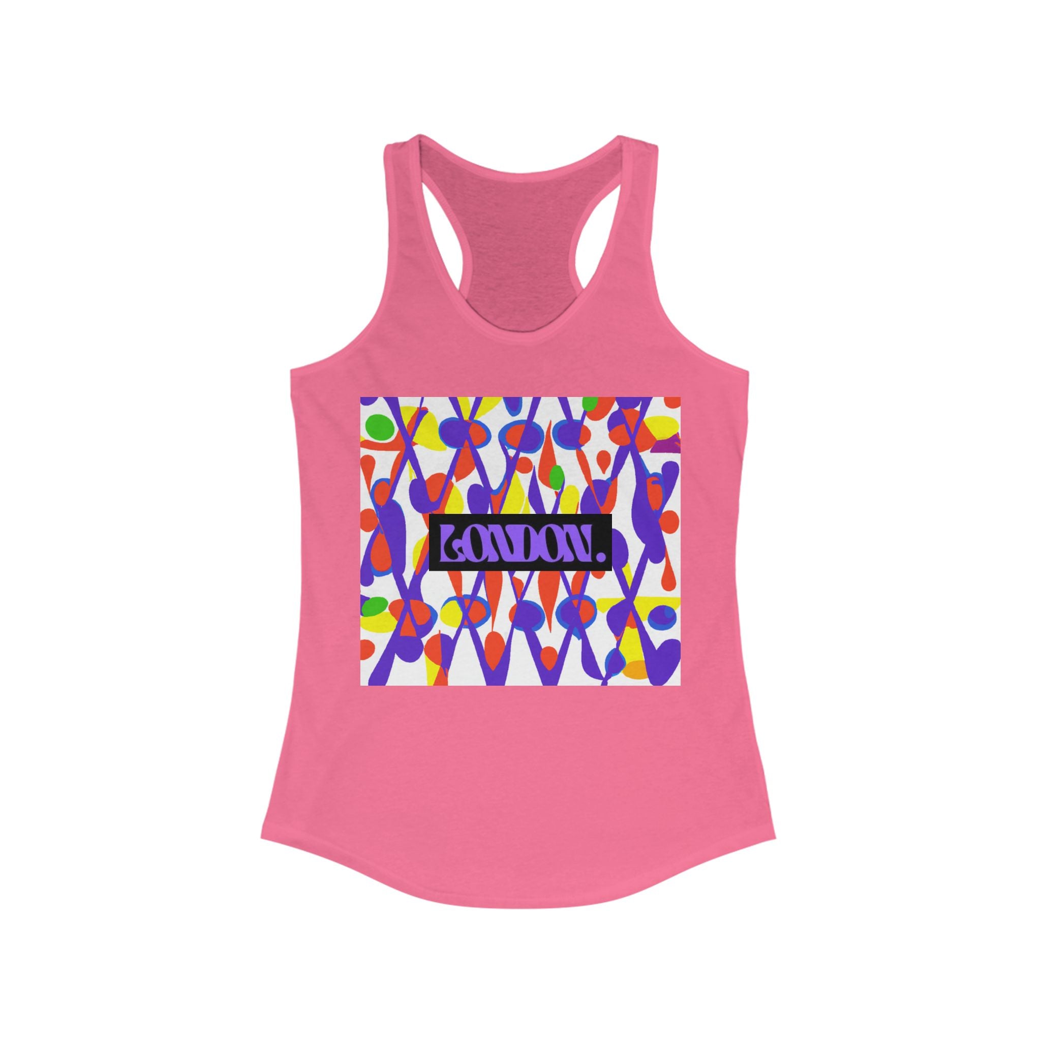 "Kaleidoscope Groove" - Racerback Tank Top