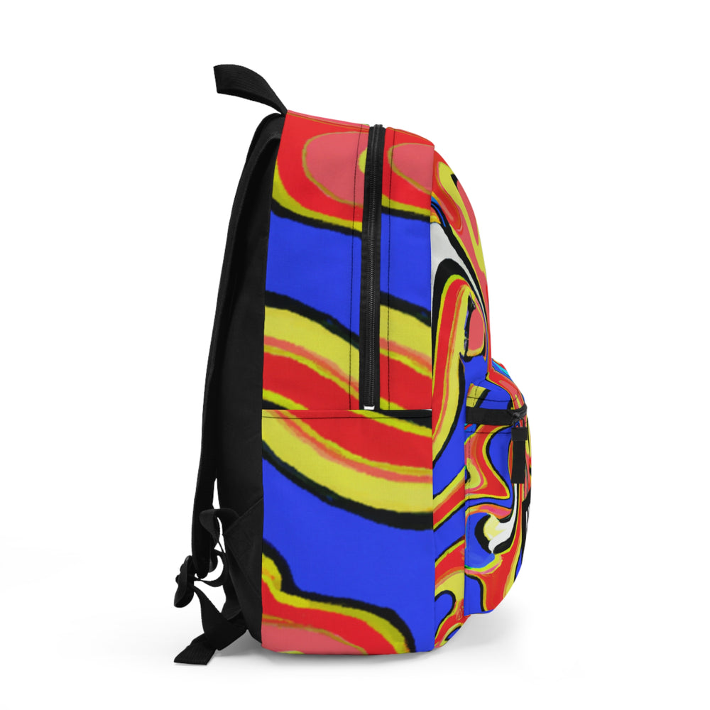 "Neon Groove Emporium" - Backpack