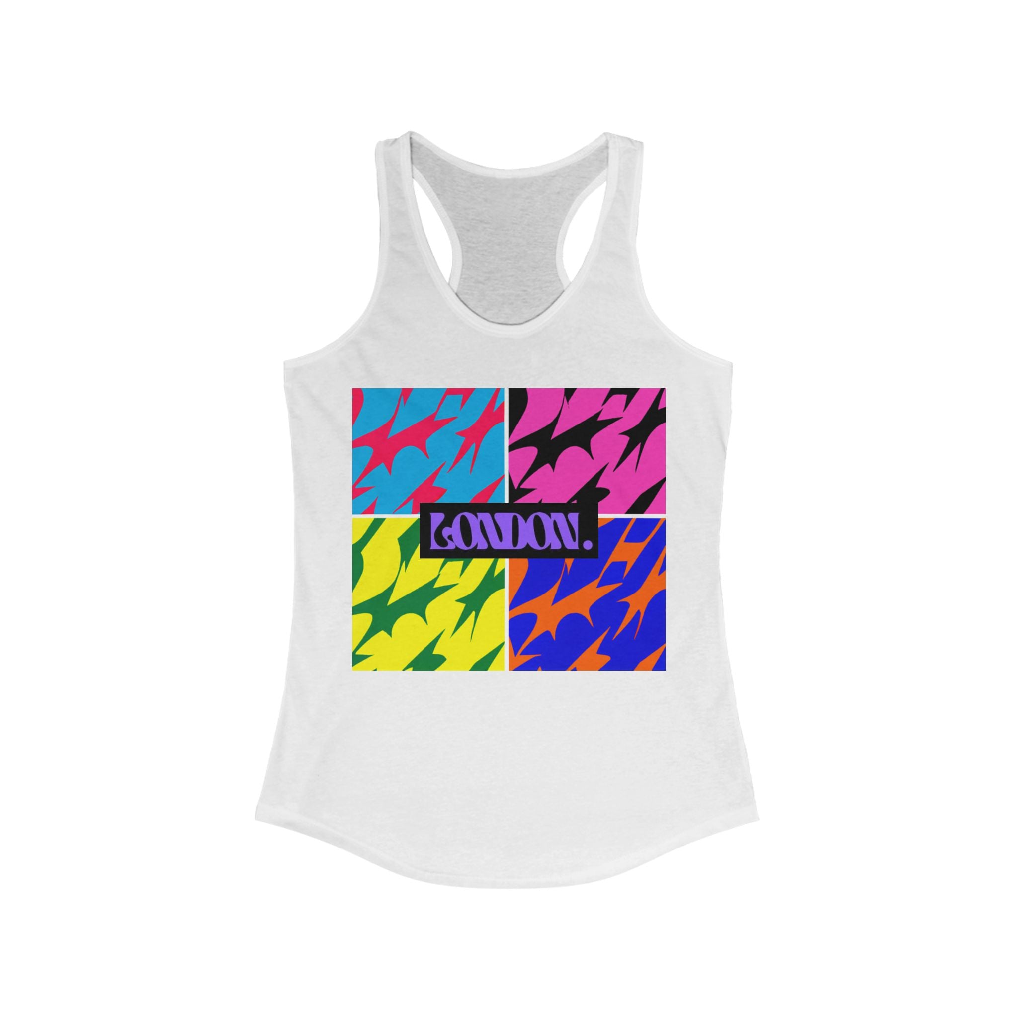 "Jasper Huxley's Technicolor Trip" - Racerback Tank Top