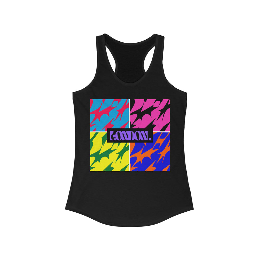 "Jasper Huxley's Technicolor Trip" - Racerback Tank Top