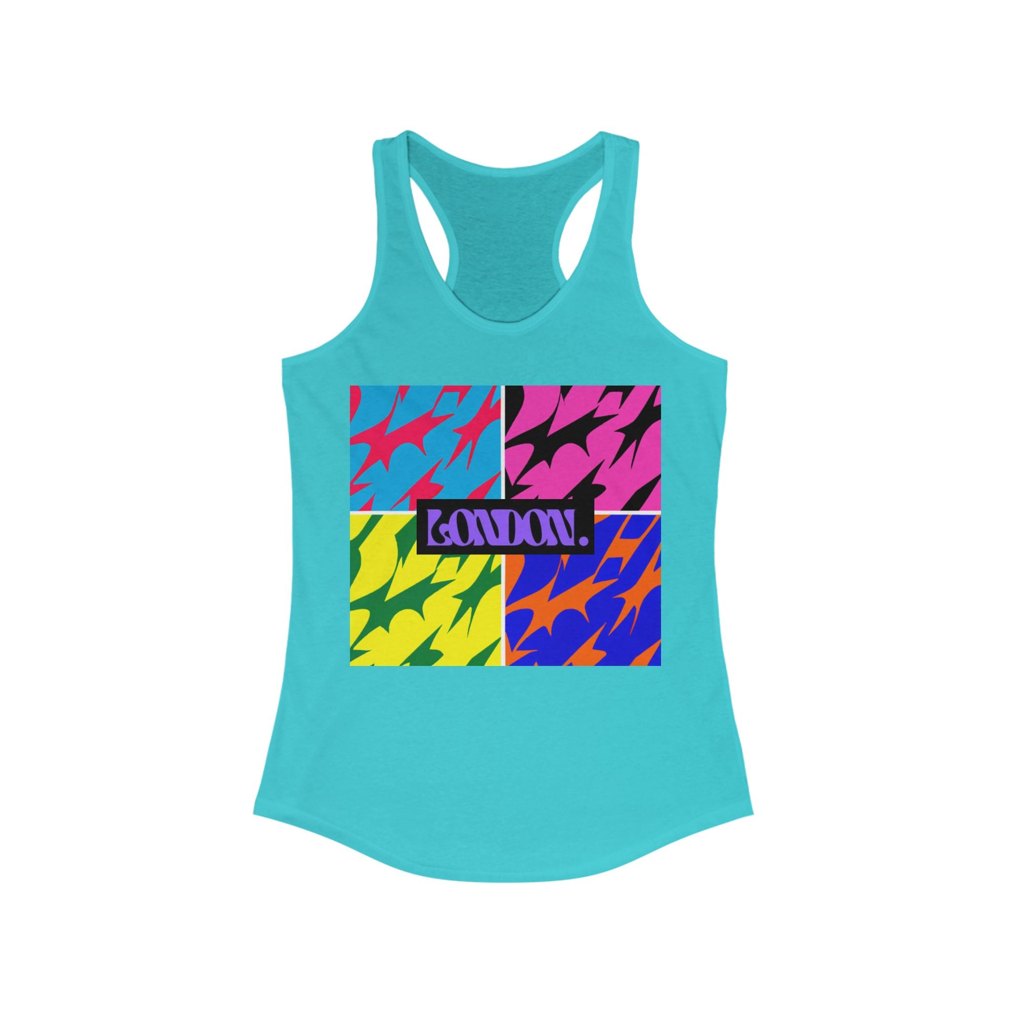"Jasper Huxley's Technicolor Trip" - Racerback Tank Top