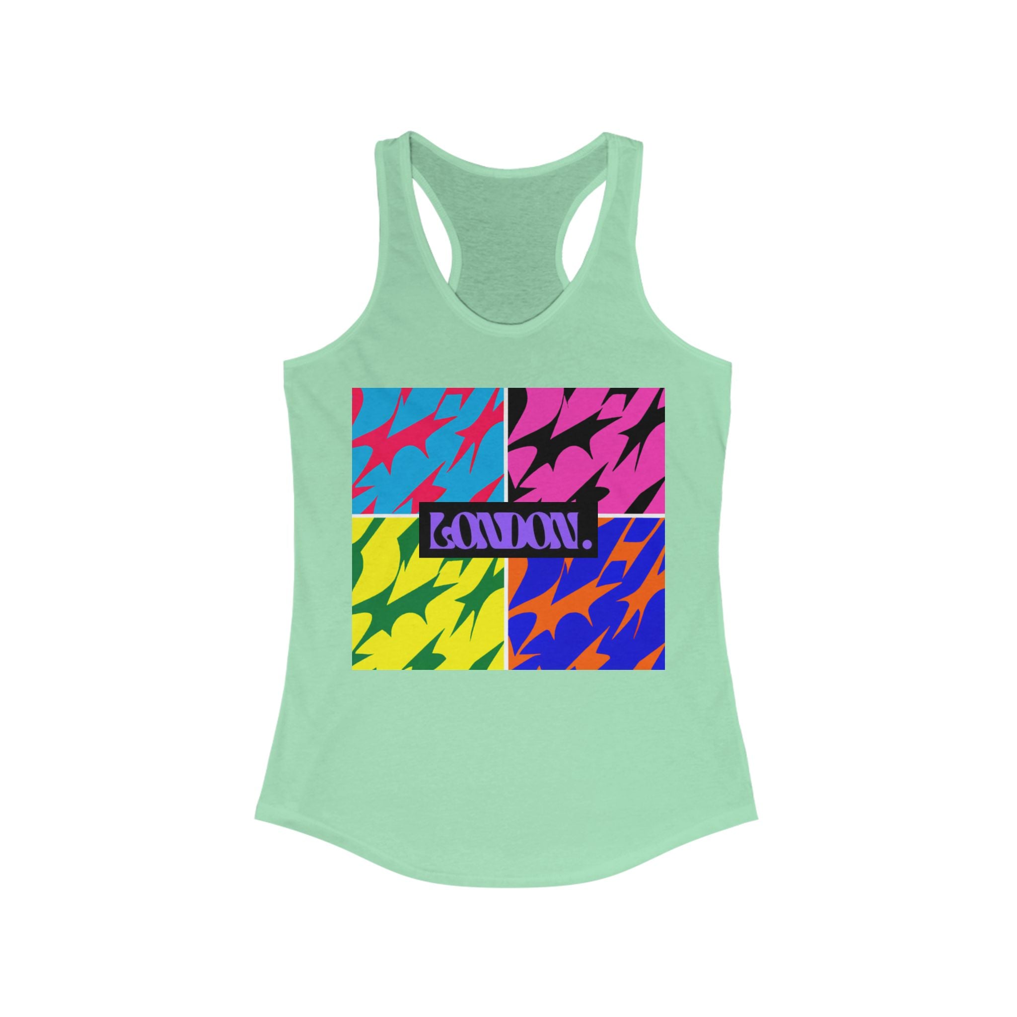 "Jasper Huxley's Technicolor Trip" - Racerback Tank Top