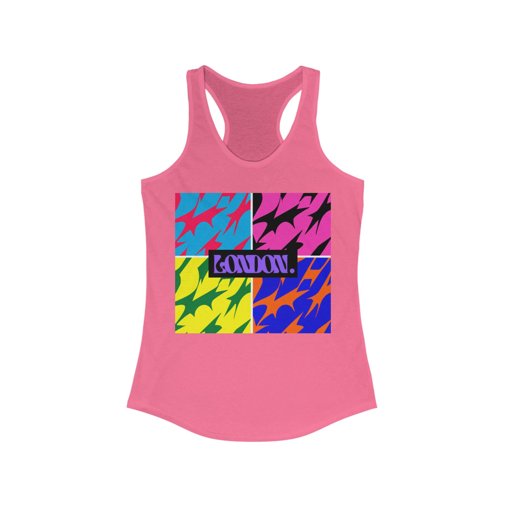 "Jasper Huxley's Technicolor Trip" - Racerback Tank Top