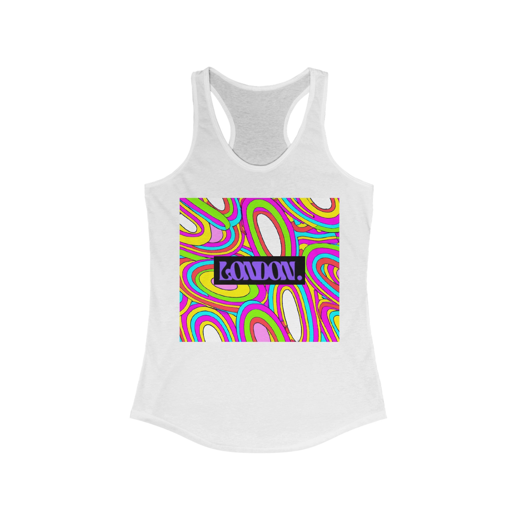 "Kaleidoscope Groove" - Racerback Tank Top