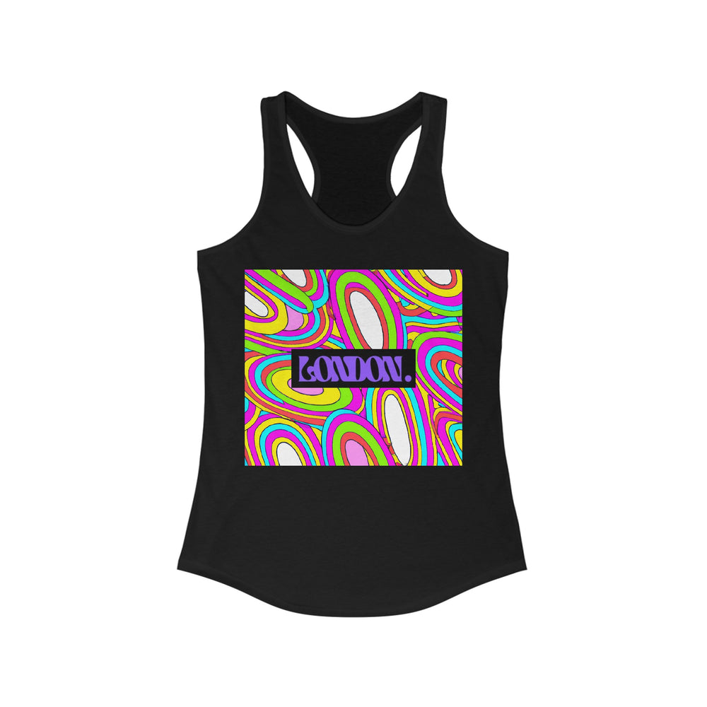 "Kaleidoscope Groove" - Racerback Tank Top