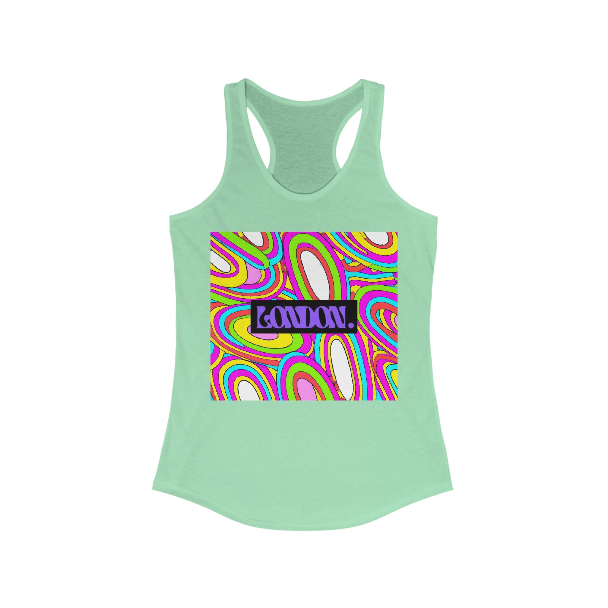 "Kaleidoscope Groove" - Racerback Tank Top