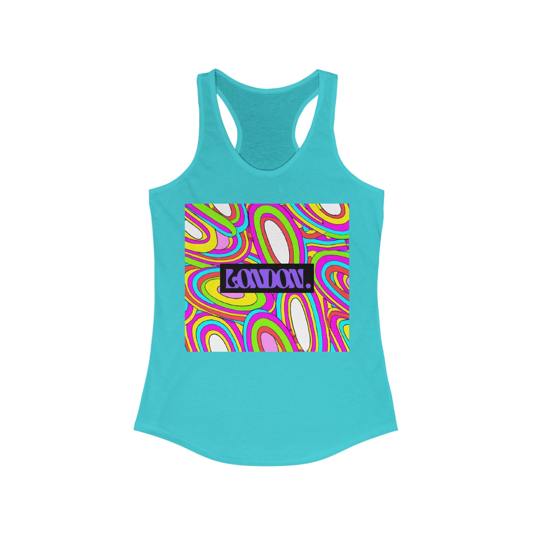 "Kaleidoscope Groove" - Racerback Tank Top