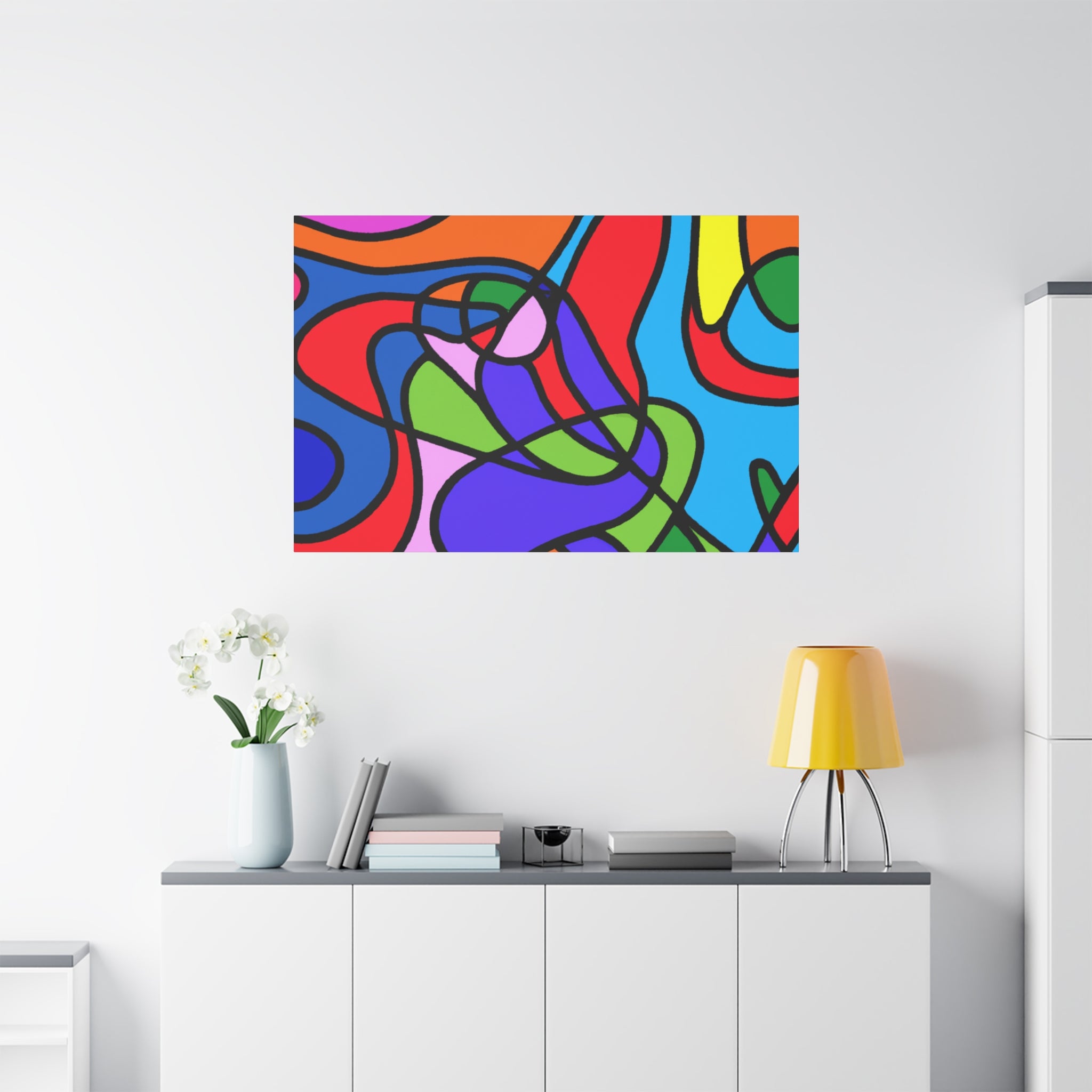 Groovy Kaleidoscope - Canvas