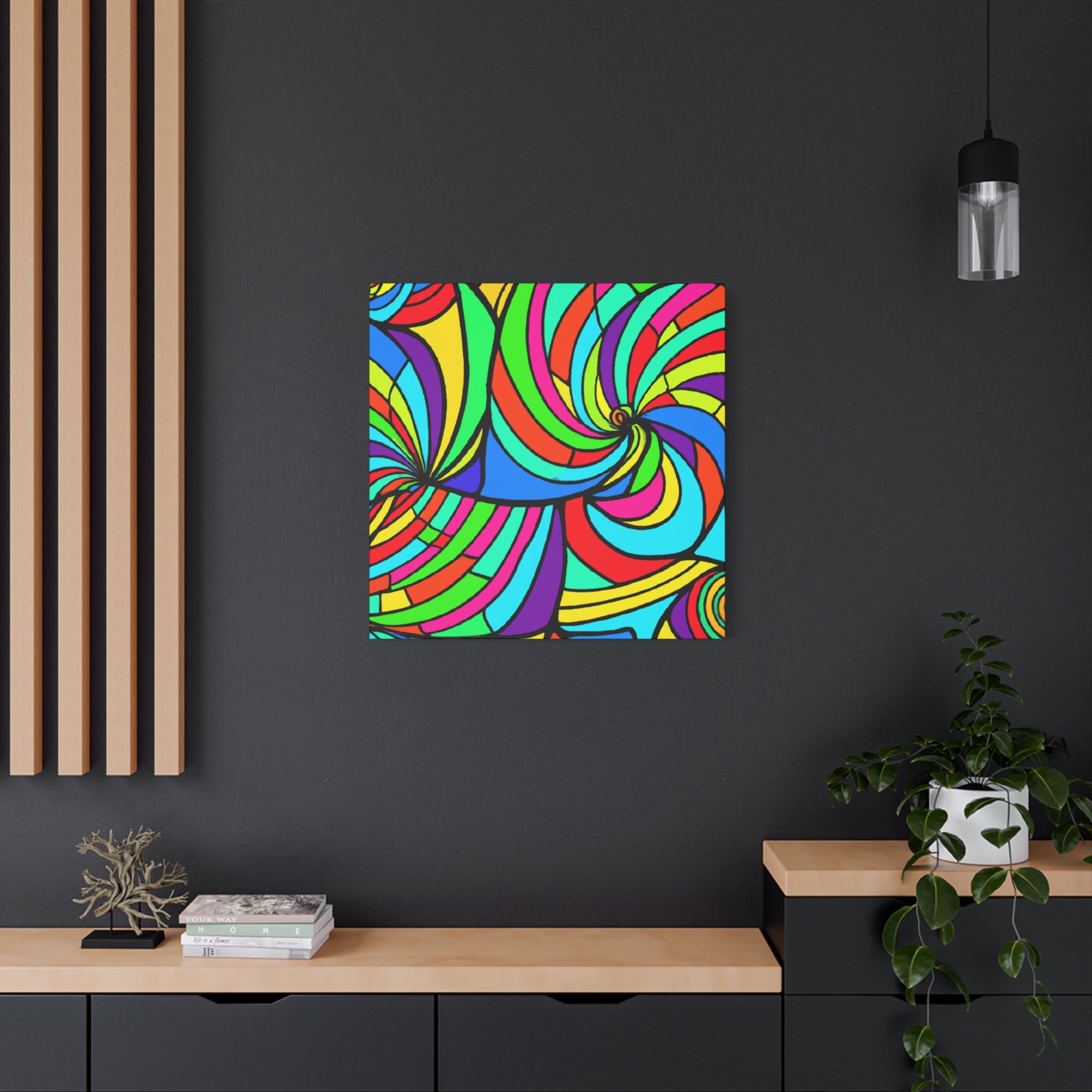 "Spinning Wheel" - Canvas