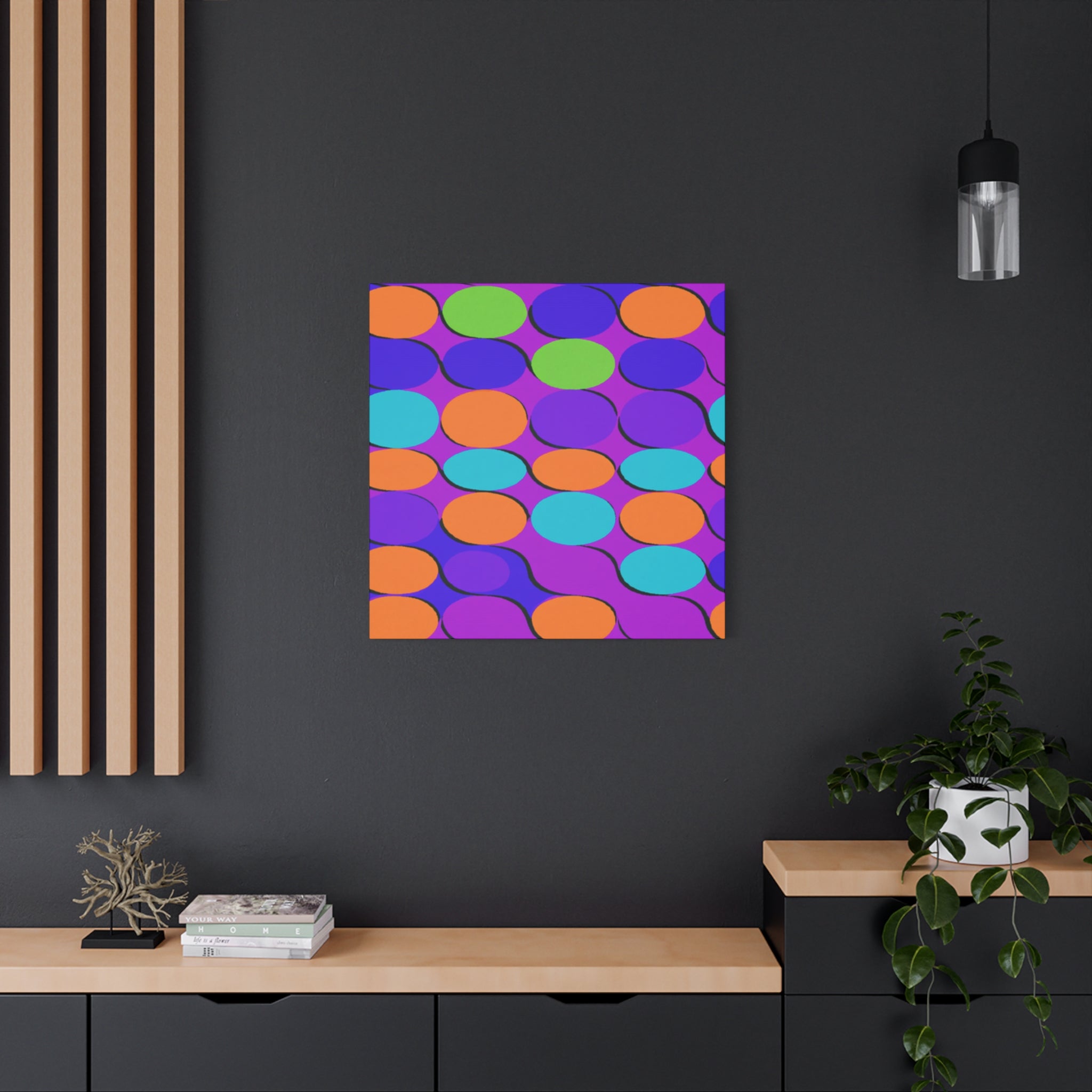 Groovy Kaleidoscope - Canvas