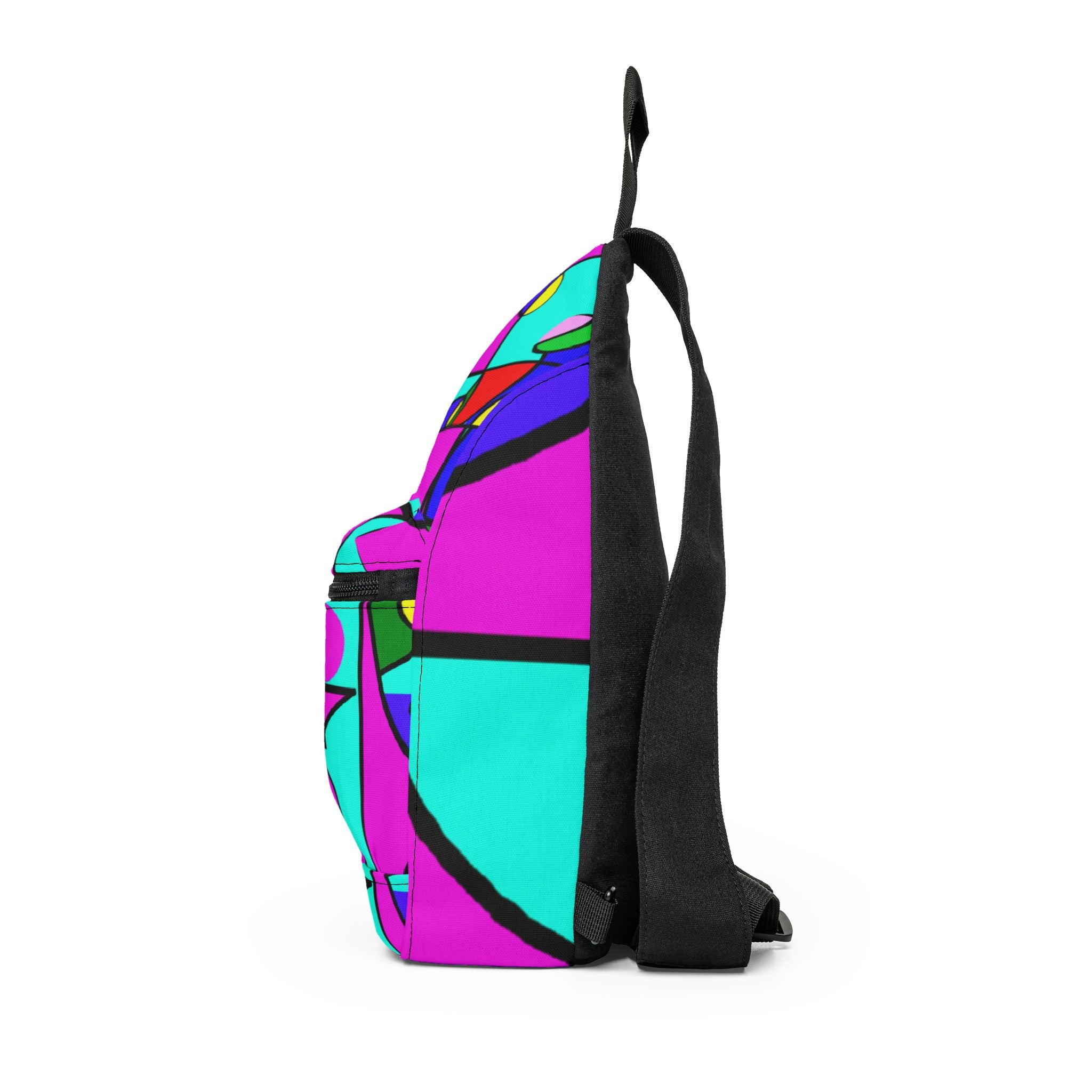 "Jade Starflower: Cosmic Rainbows" - Sling Bag
