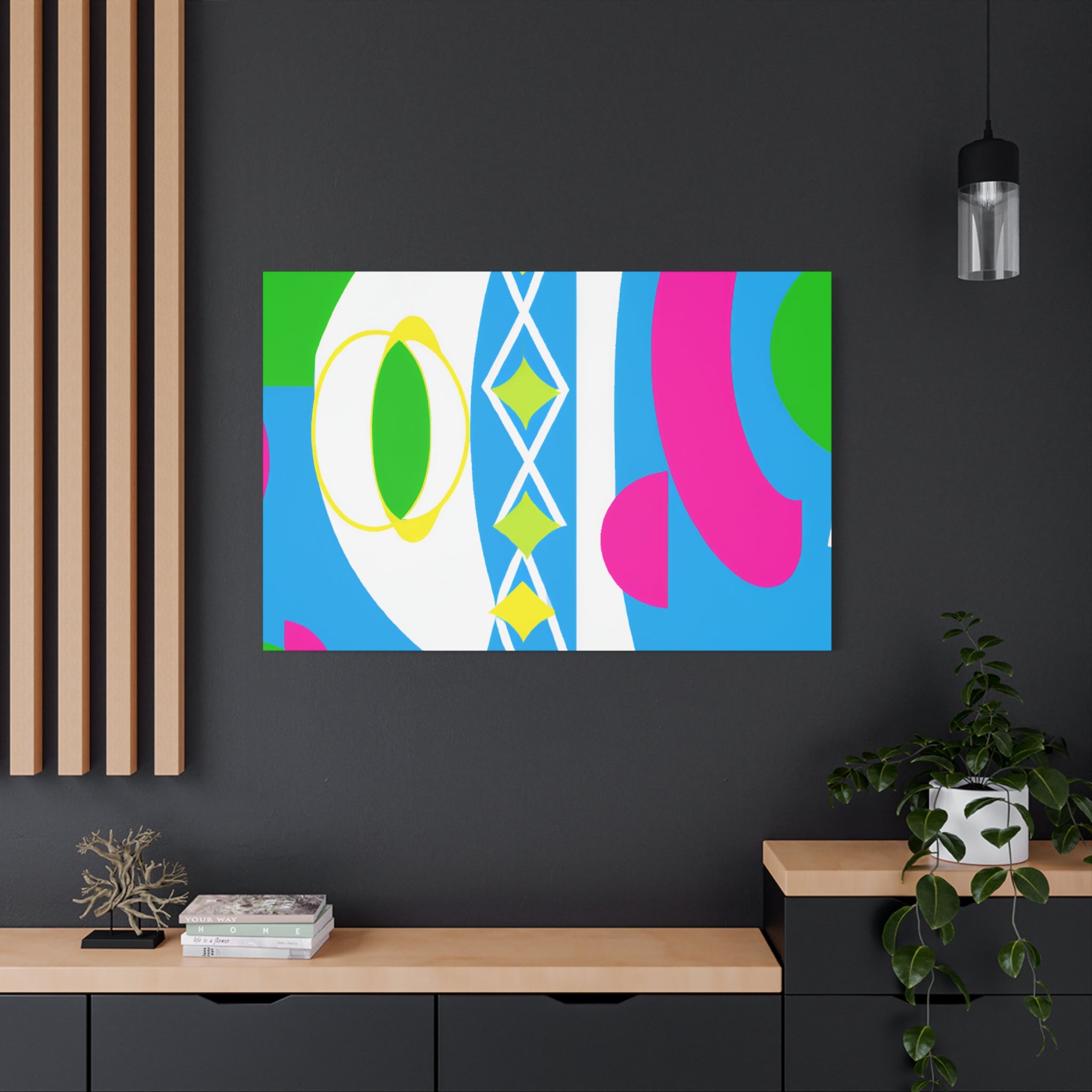 "Breezy Kaleidoscope" - Canvas