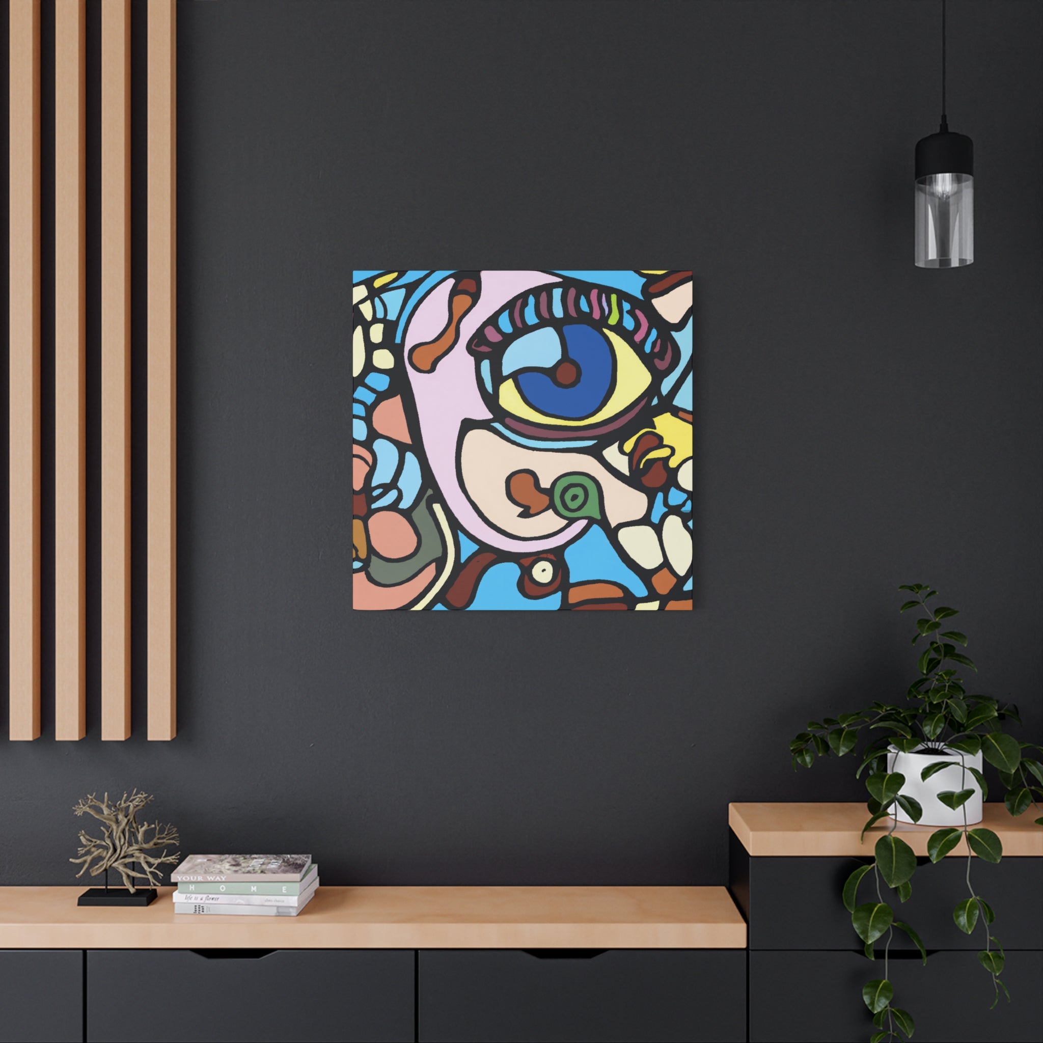 Groovy Kaleidoscope - Canvas