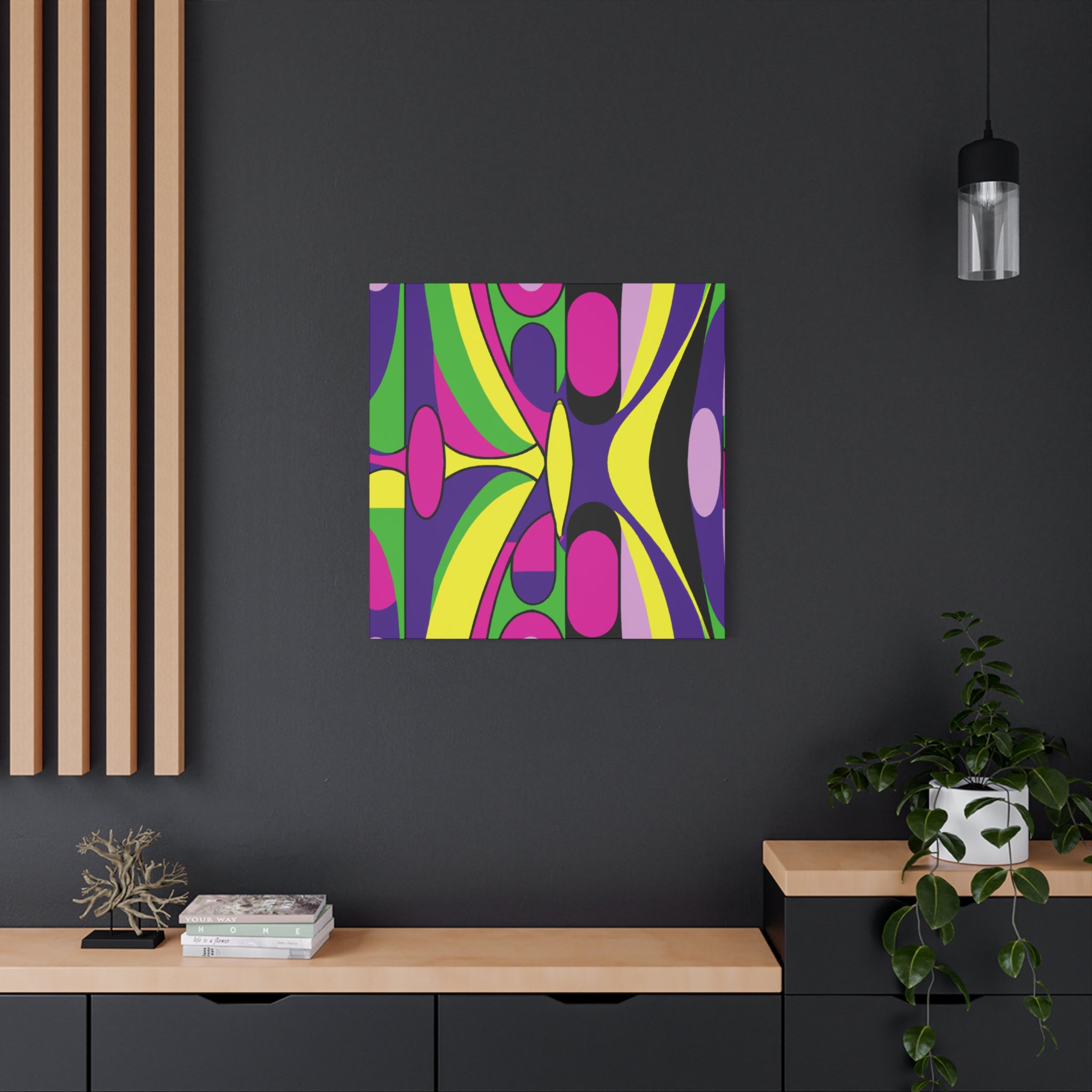 Groovy Kaleidoscope - Canvas