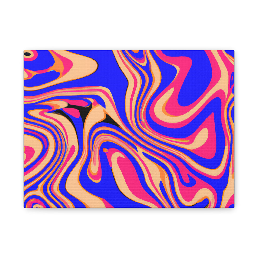 Psychedelic Swirls Abstract Art Canvas - Canvas