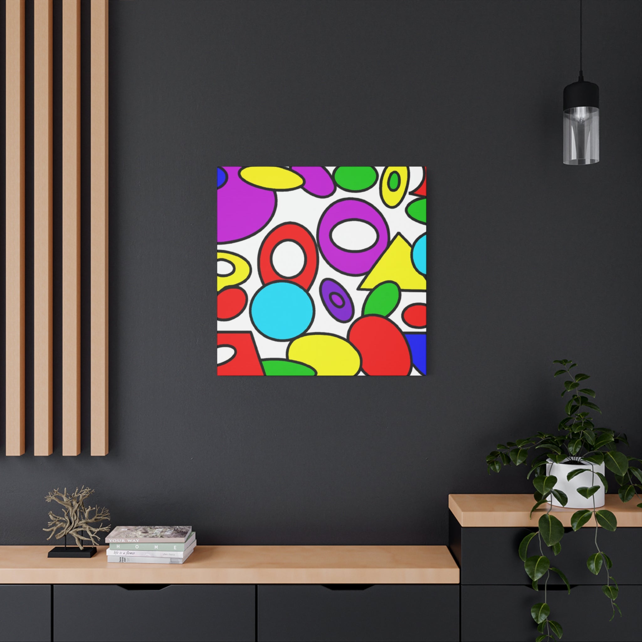 Groovy Kaleidoscope - Canvas