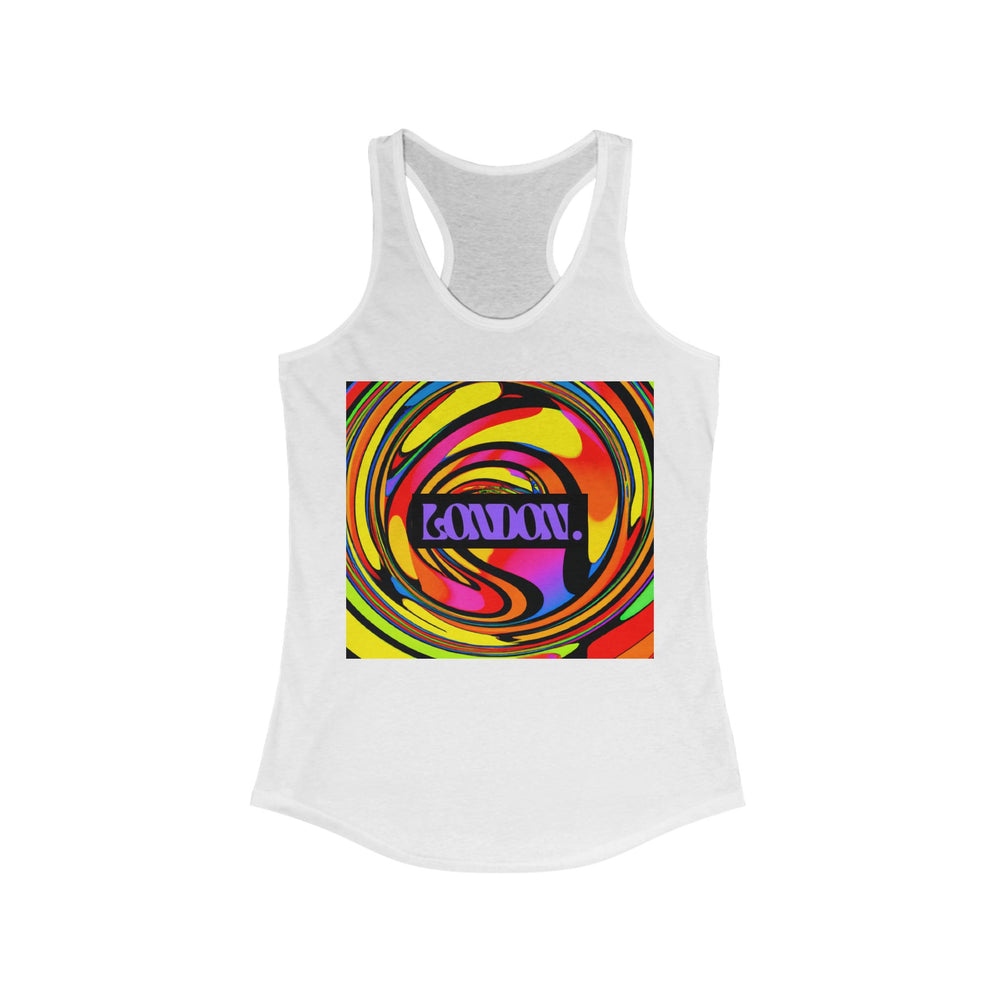 "Kaleidoscope Carousel" - Racerback Tank Top