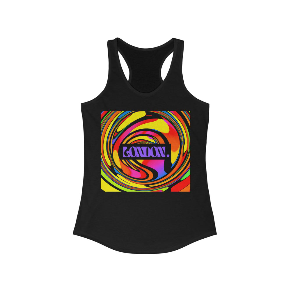 "Kaleidoscope Carousel" - Racerback Tank Top