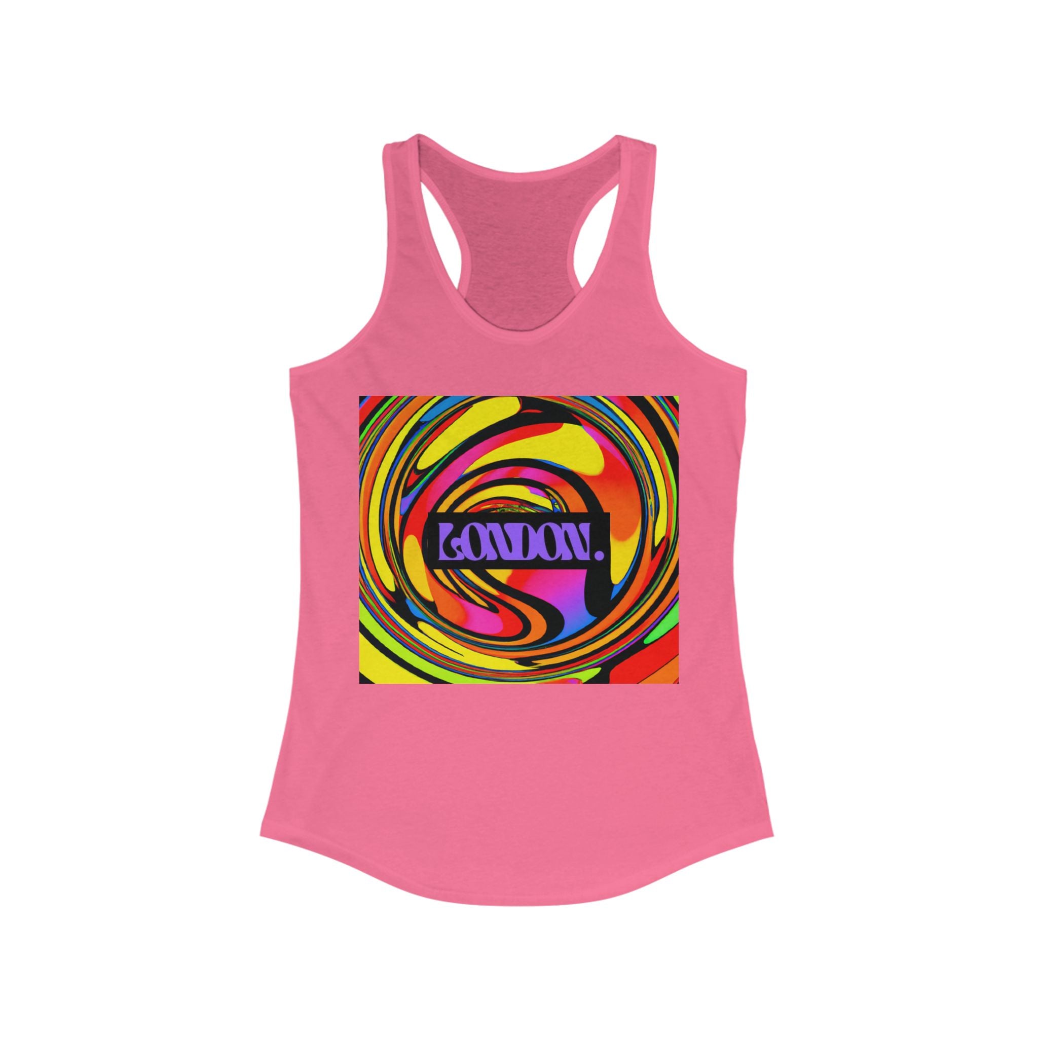 "Kaleidoscope Carousel" - Racerback Tank Top