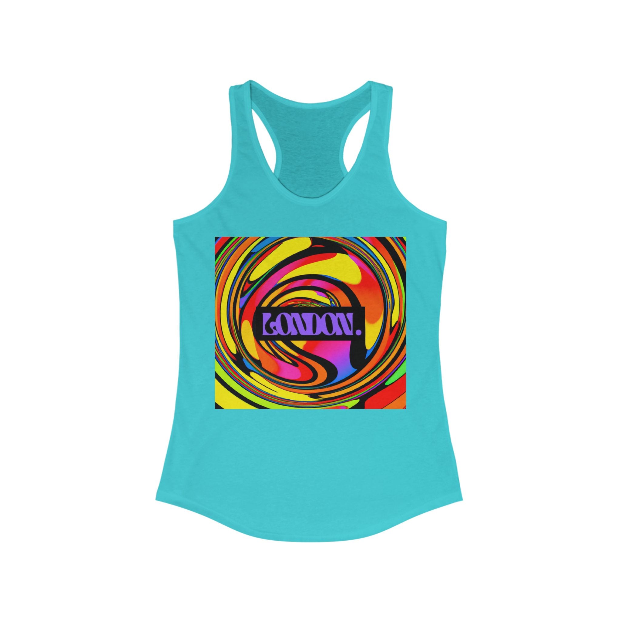 "Kaleidoscope Carousel" - Racerback Tank Top