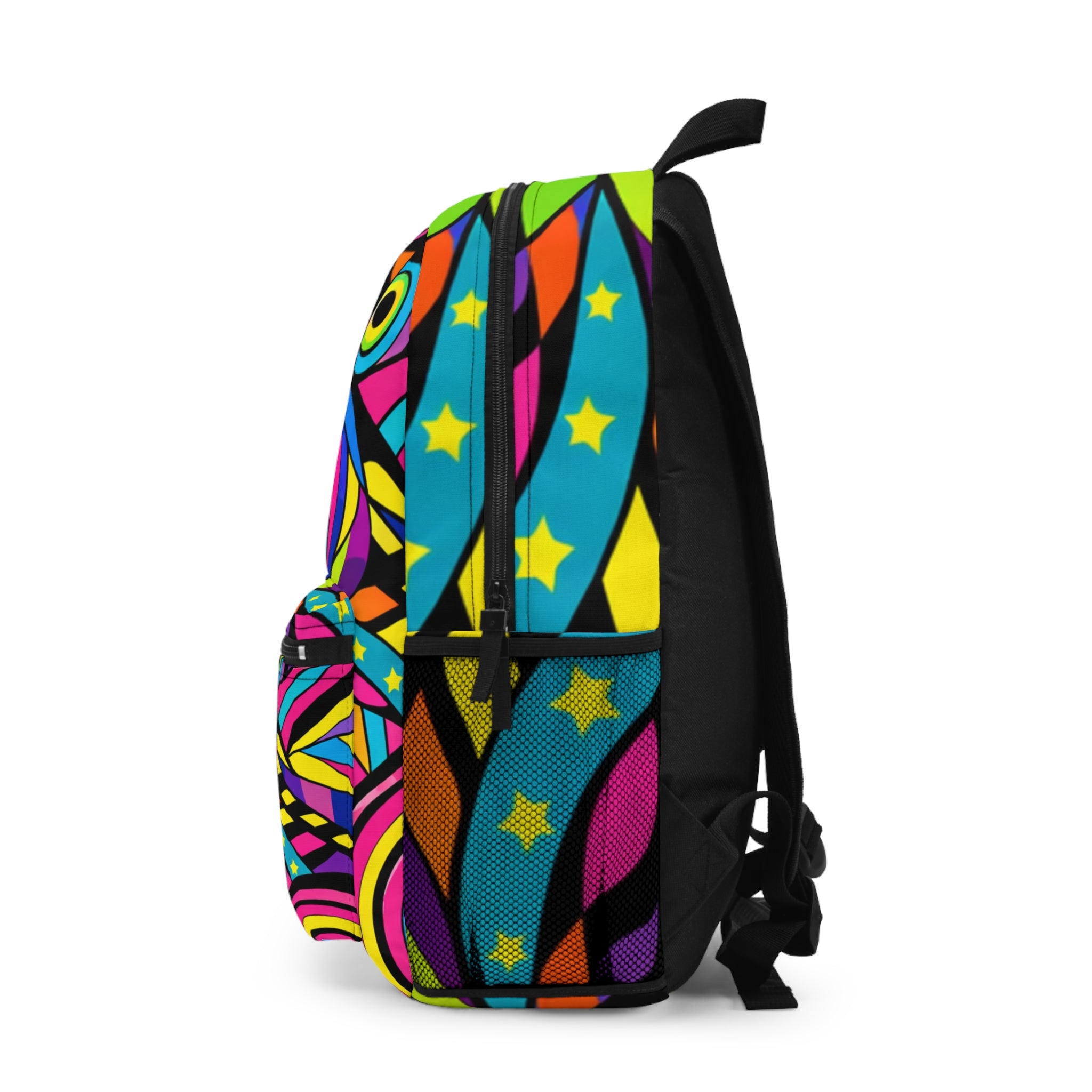 "Groovy Spectrum: A Twist of Swirls and Whirls" - Backpack
