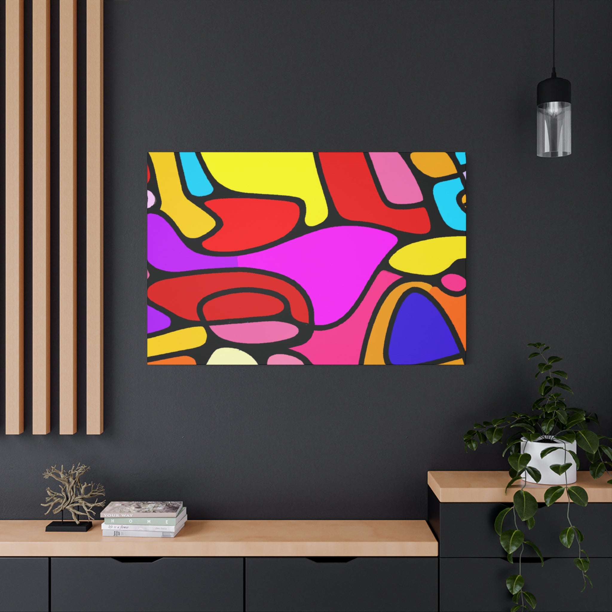 Groovy Kaleidoscope - Canvas