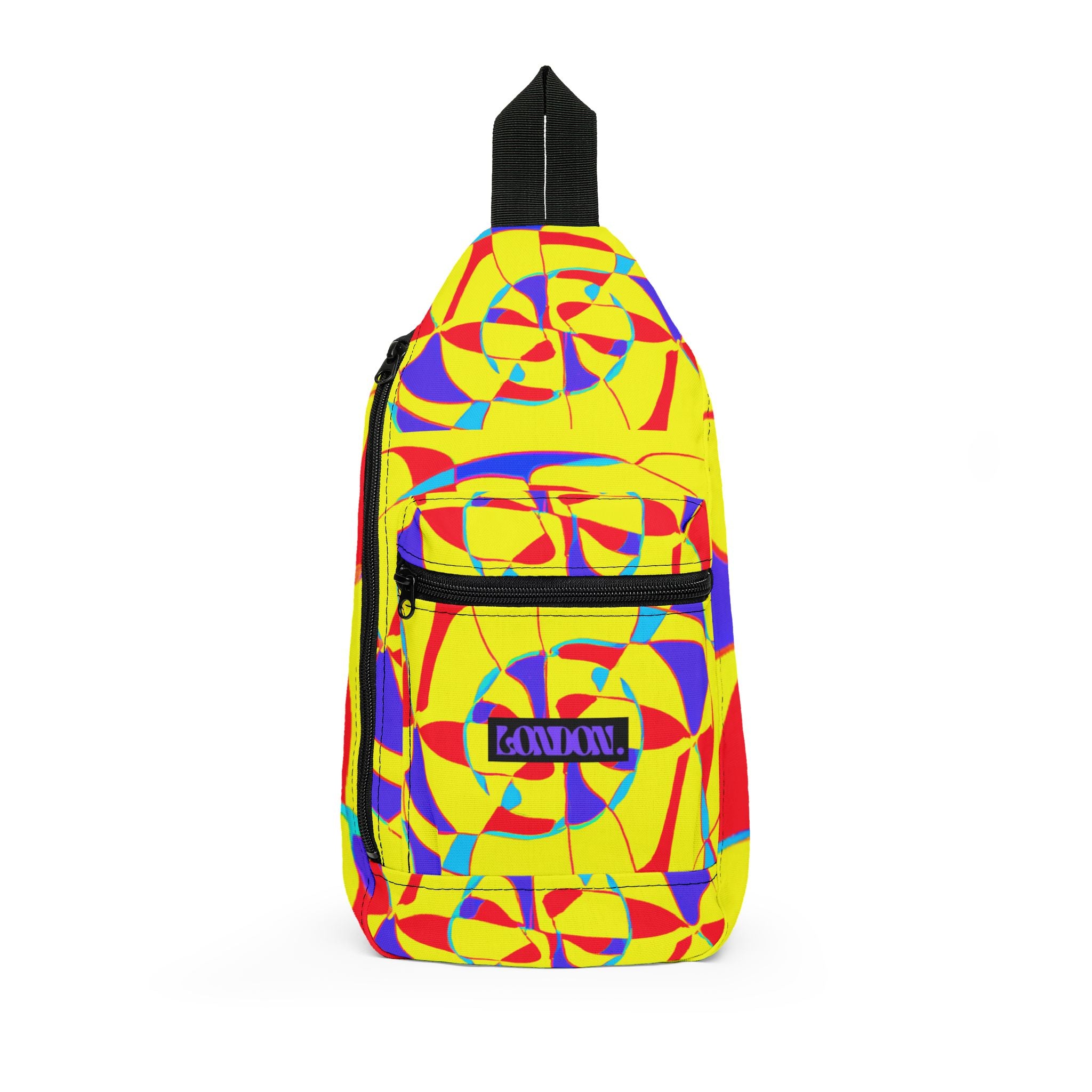 "Psychedelic Daze & Pop Art Maze" - Sling Bag