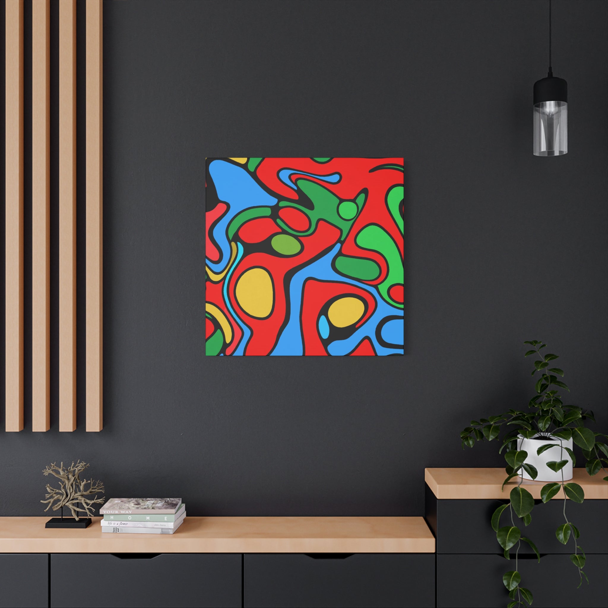 Groovy Kaleidoscope - Canvas