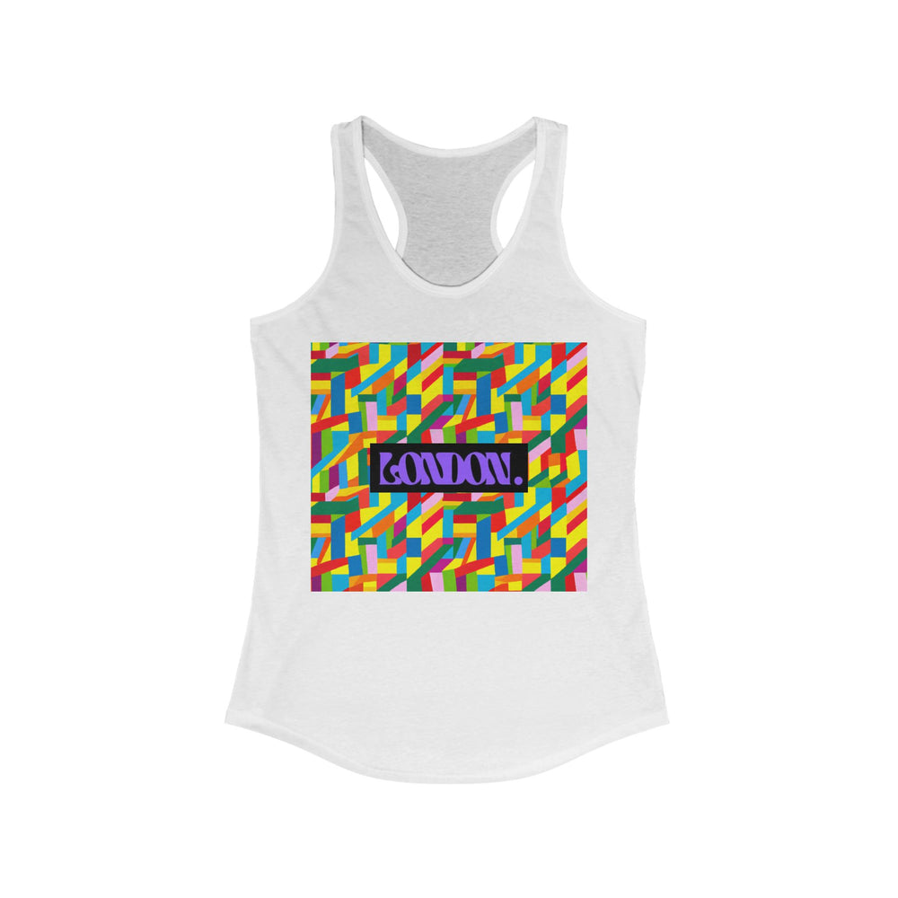 "Groovy Velvet Rainbow" - Racerback Tank Top