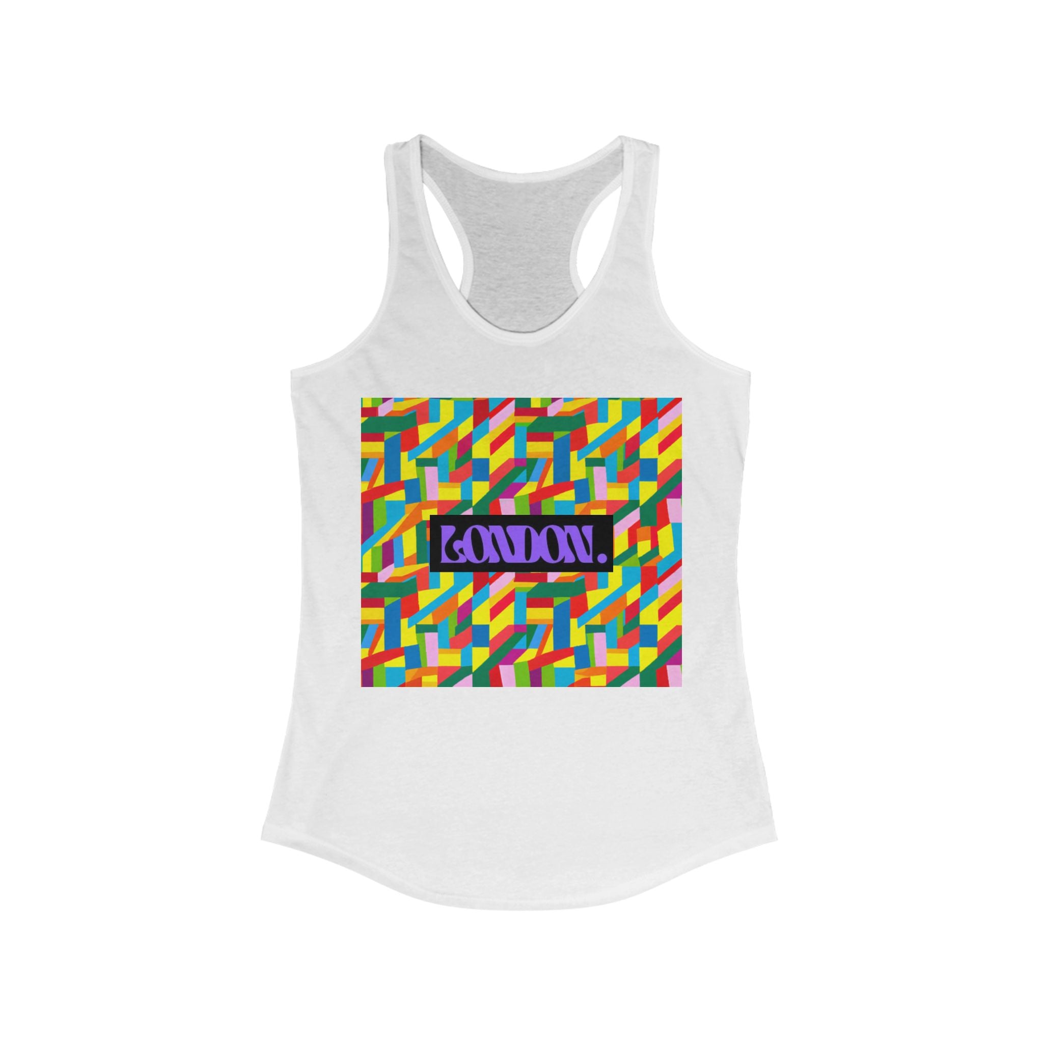 "Groovy Velvet Rainbow" - Racerback Tank Top