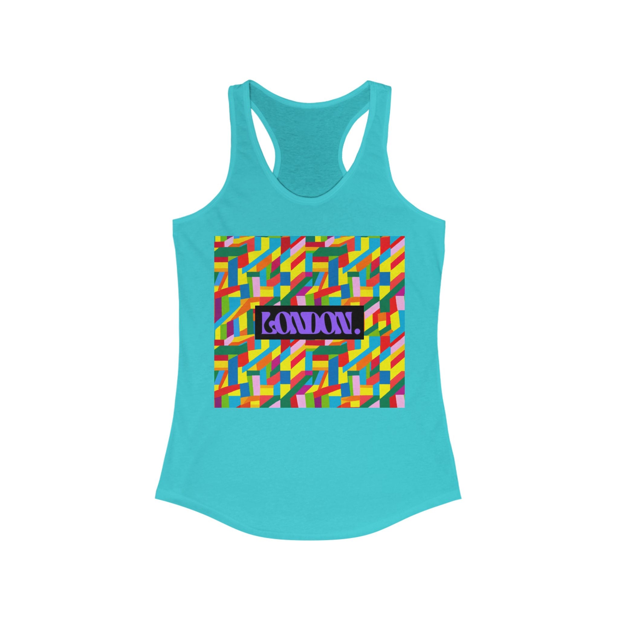 "Groovy Velvet Rainbow" - Racerback Tank Top