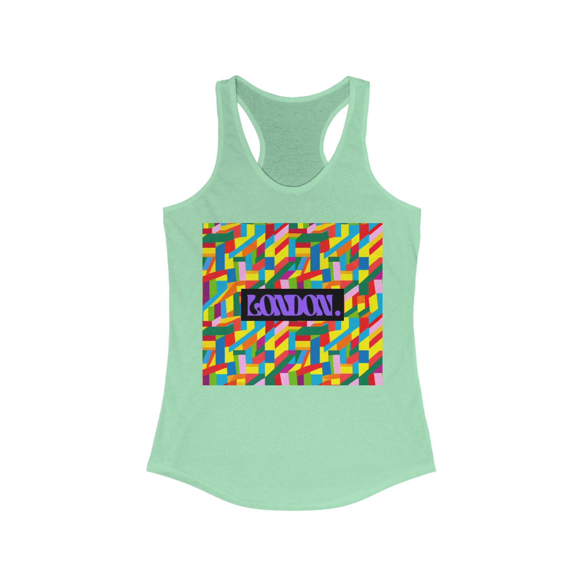 "Groovy Velvet Rainbow" - Racerback Tank Top