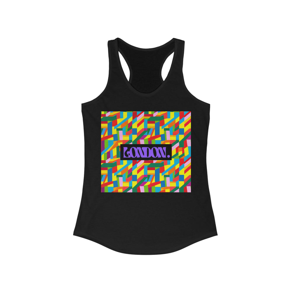 "Groovy Velvet Rainbow" - Racerback Tank Top
