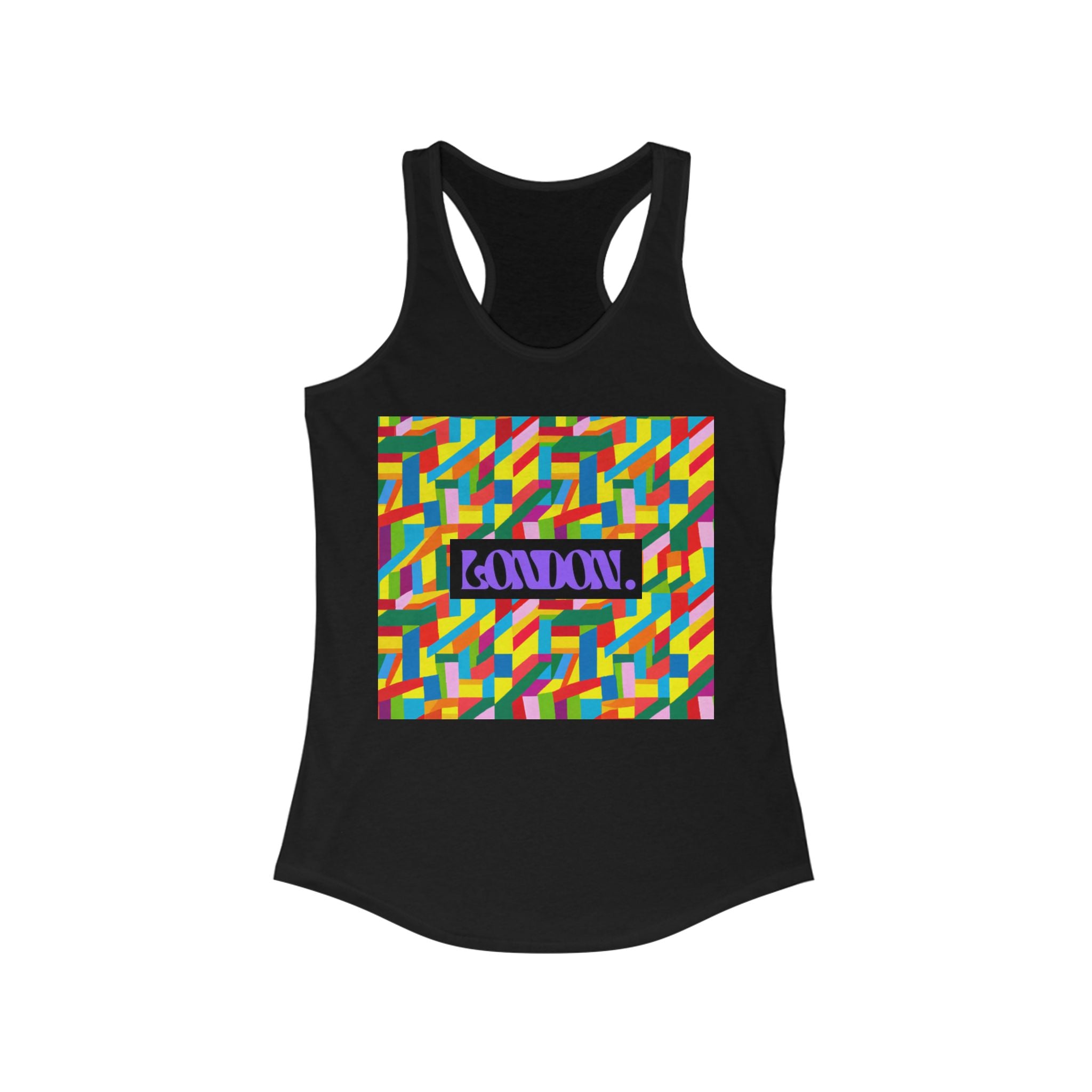 "Groovy Velvet Rainbow" - Racerback Tank Top