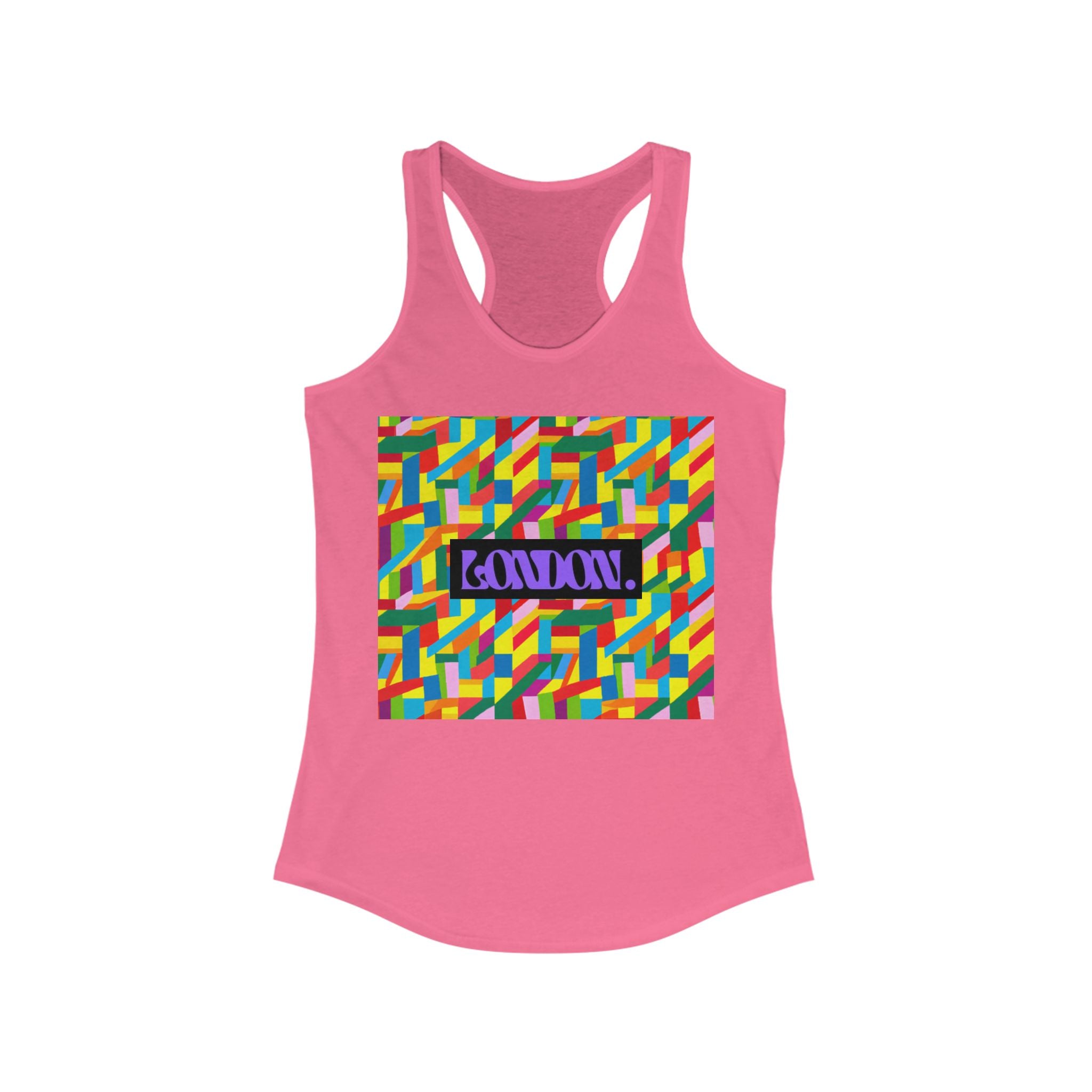 "Groovy Velvet Rainbow" - Racerback Tank Top
