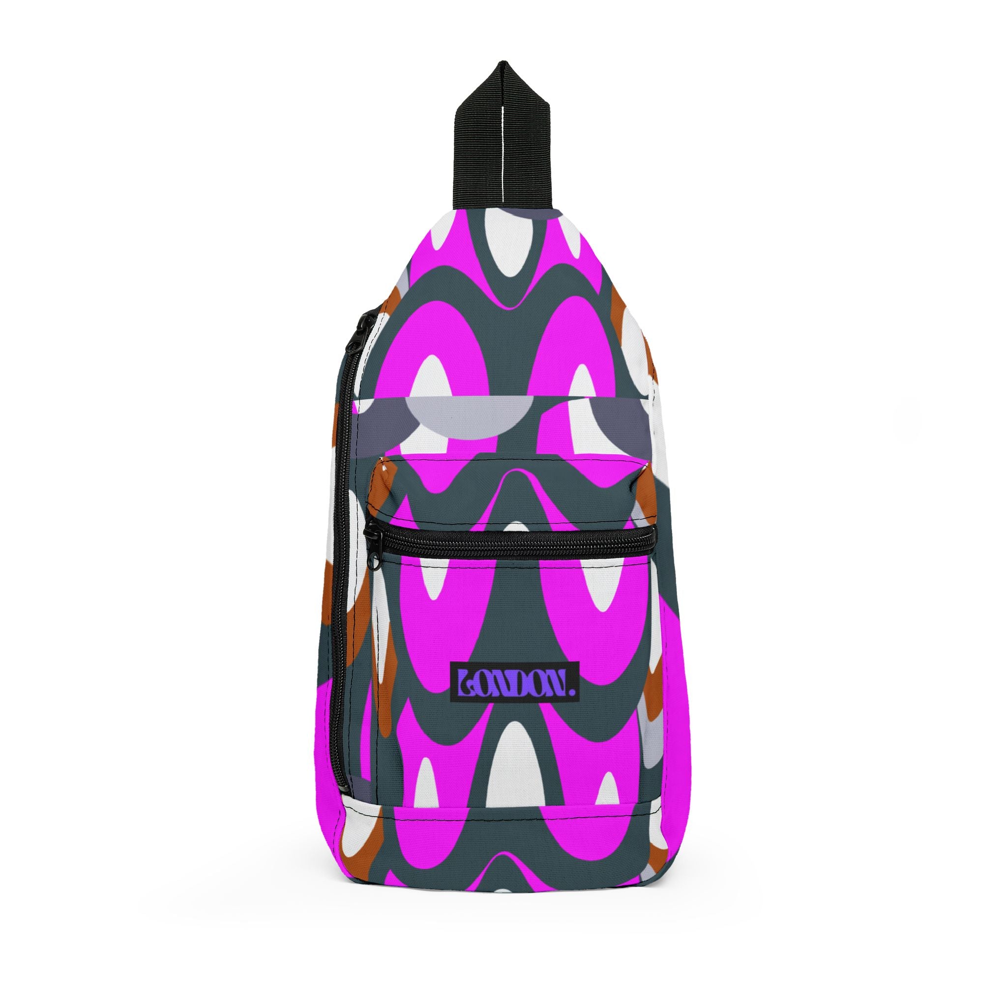 "Groovy Marigold & Retro Moonshine" - Sling Bag