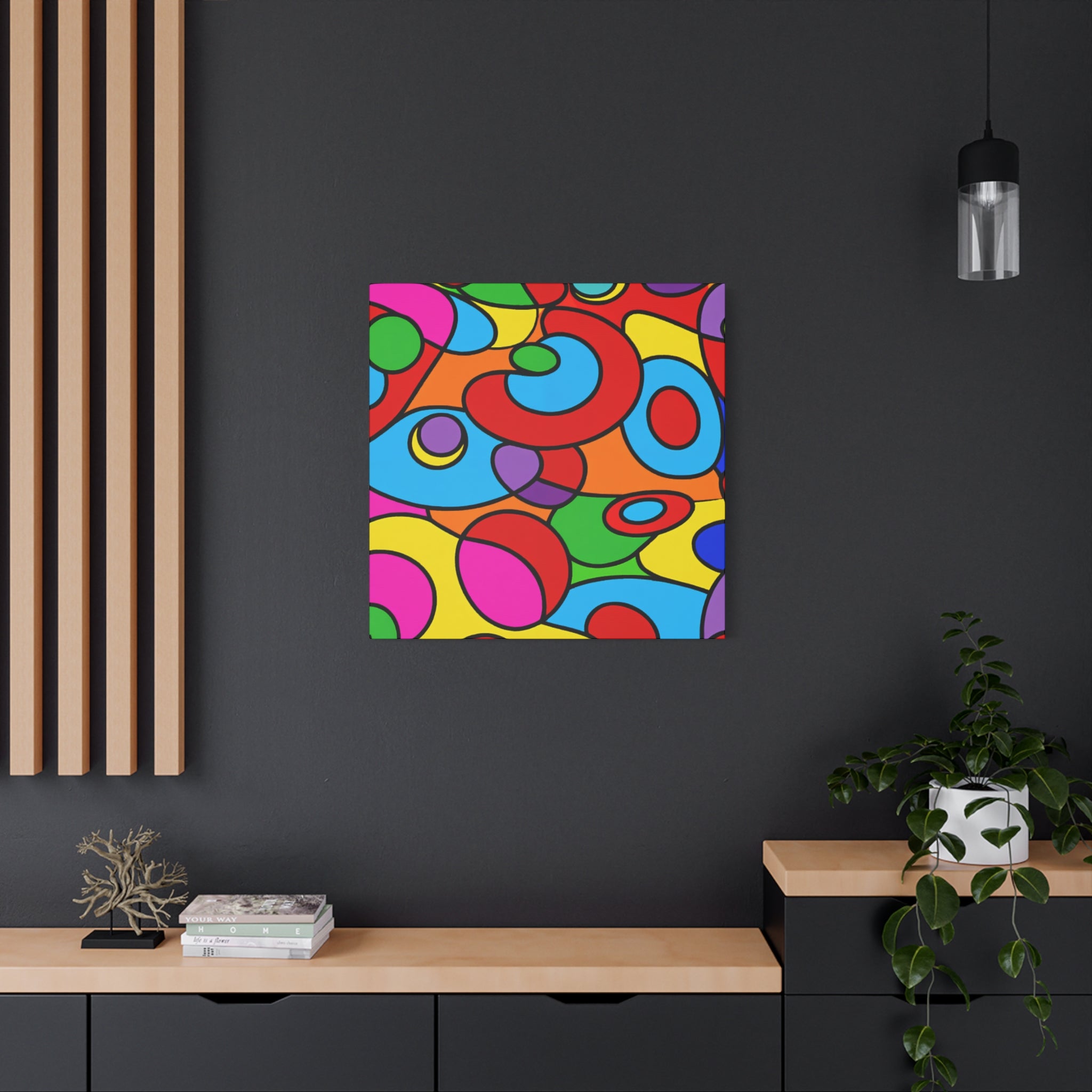Groovy Kaleidoscope - Canvas