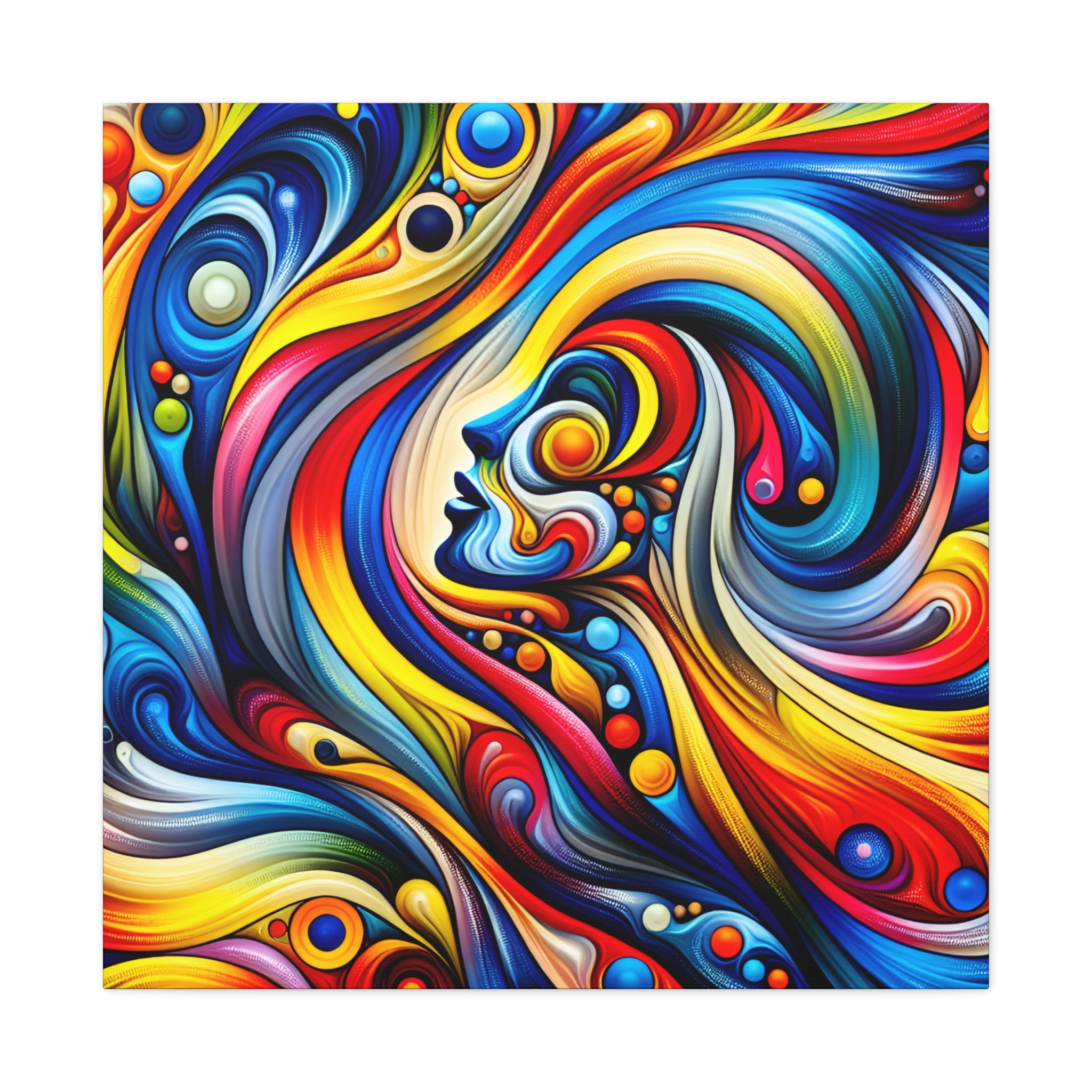 Vibrant Psychedelic Dreamscape Canvas Art - Canvas