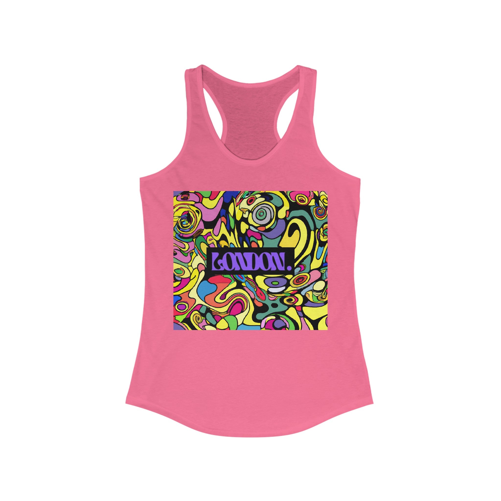 "Kaleidoscope Groove" - Racerback Tank Top