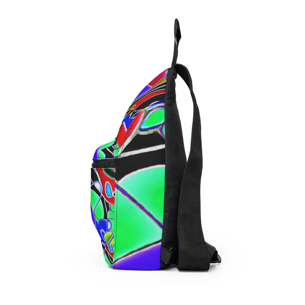 "Groovy Velvet Odyssey" - Sling Bag