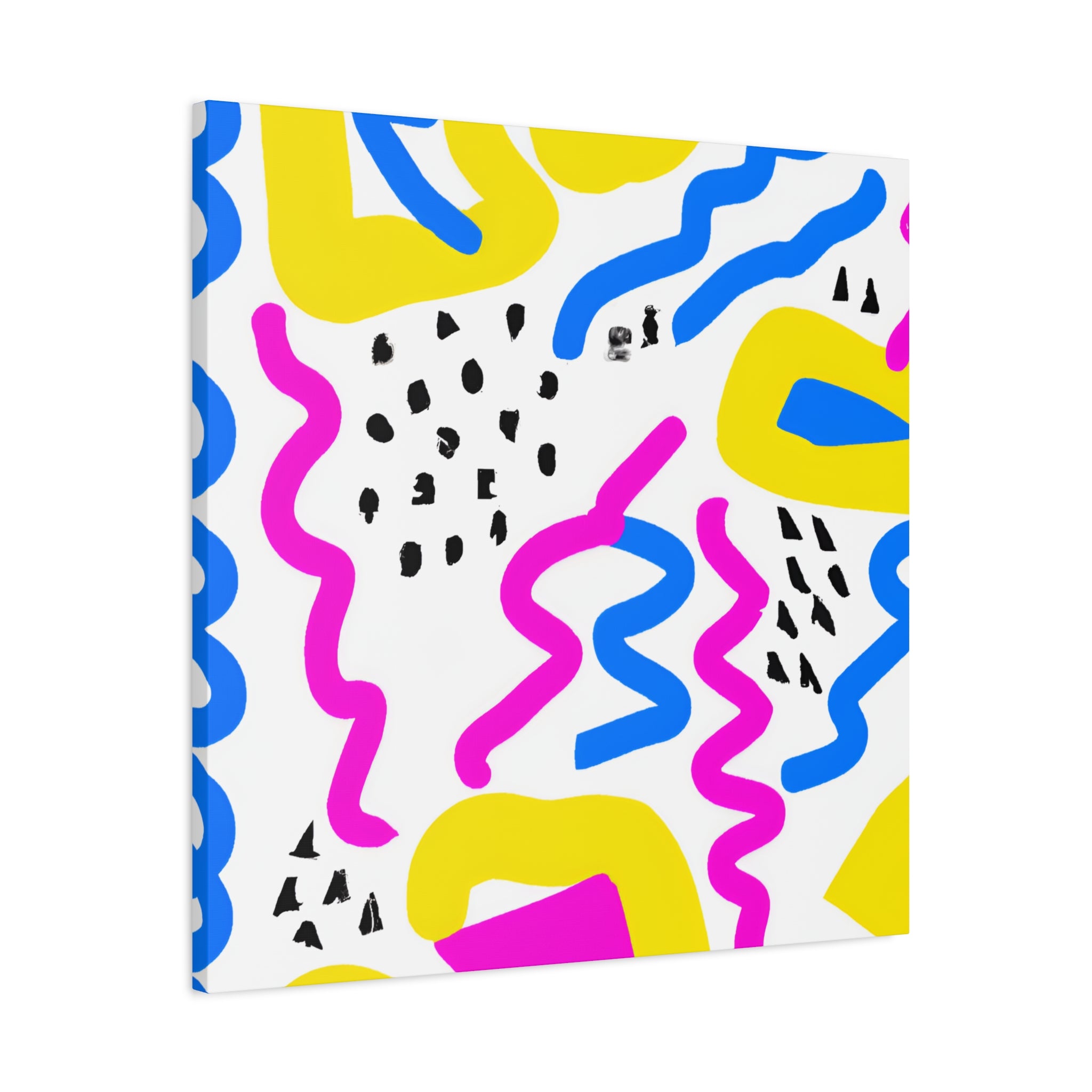 Vibrant Abstract Serpentine Dance Canvas Art - Canvas