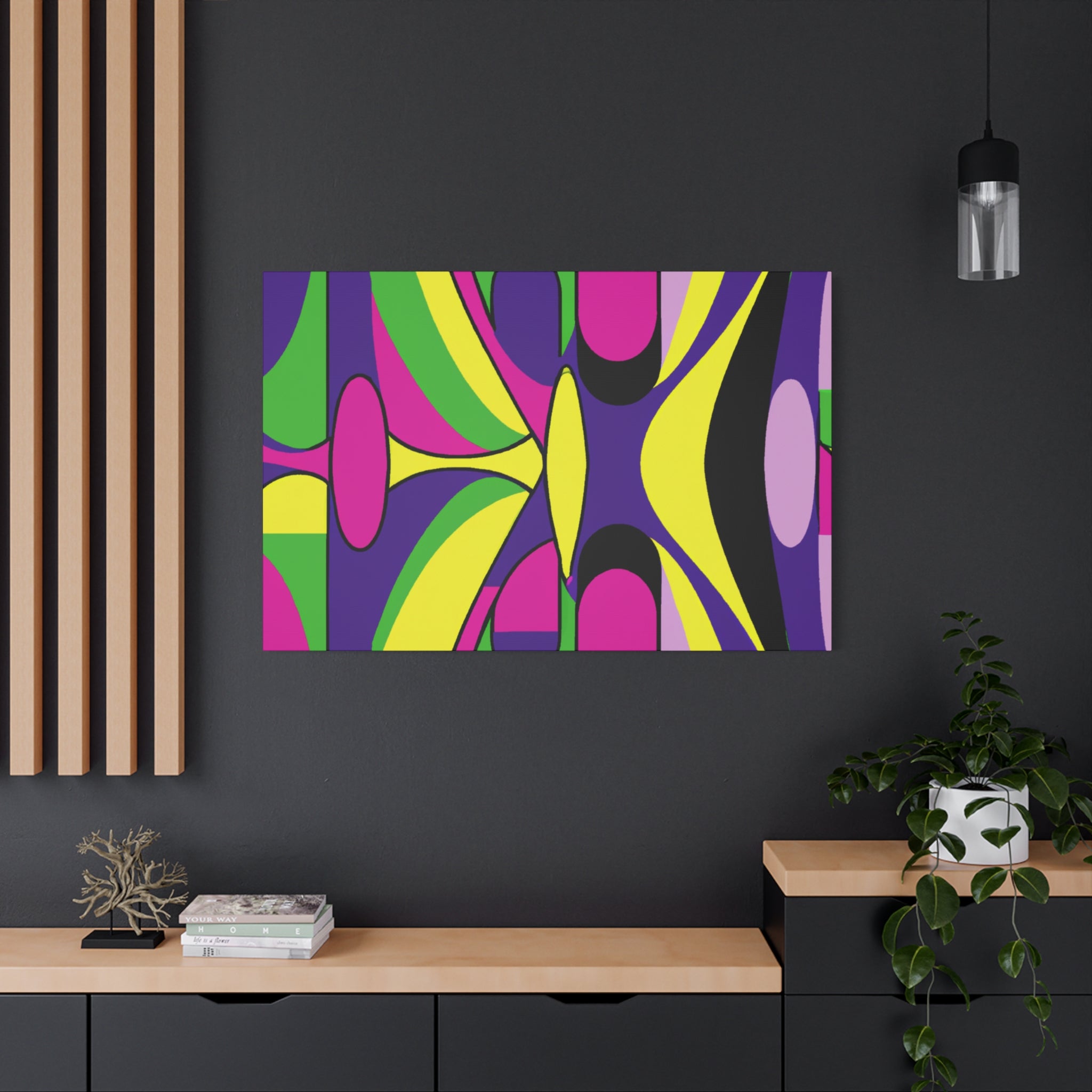Groovy Kaleidoscope - Canvas